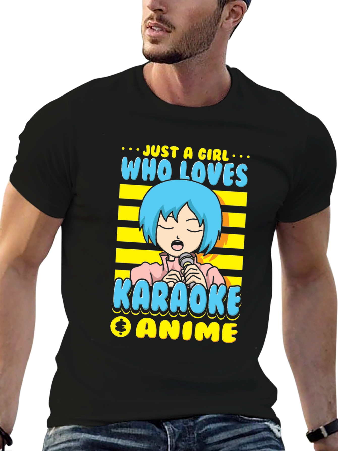 Just a Girl Who Loves Karaoke & Anime T-Shirt