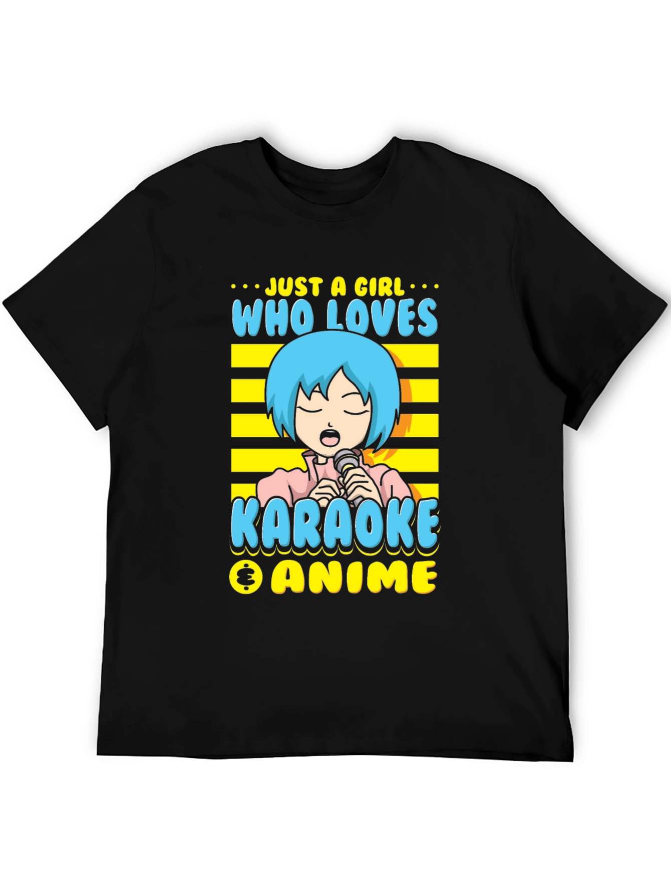 Just a Girl Who Loves Karaoke & Anime T-Shirt