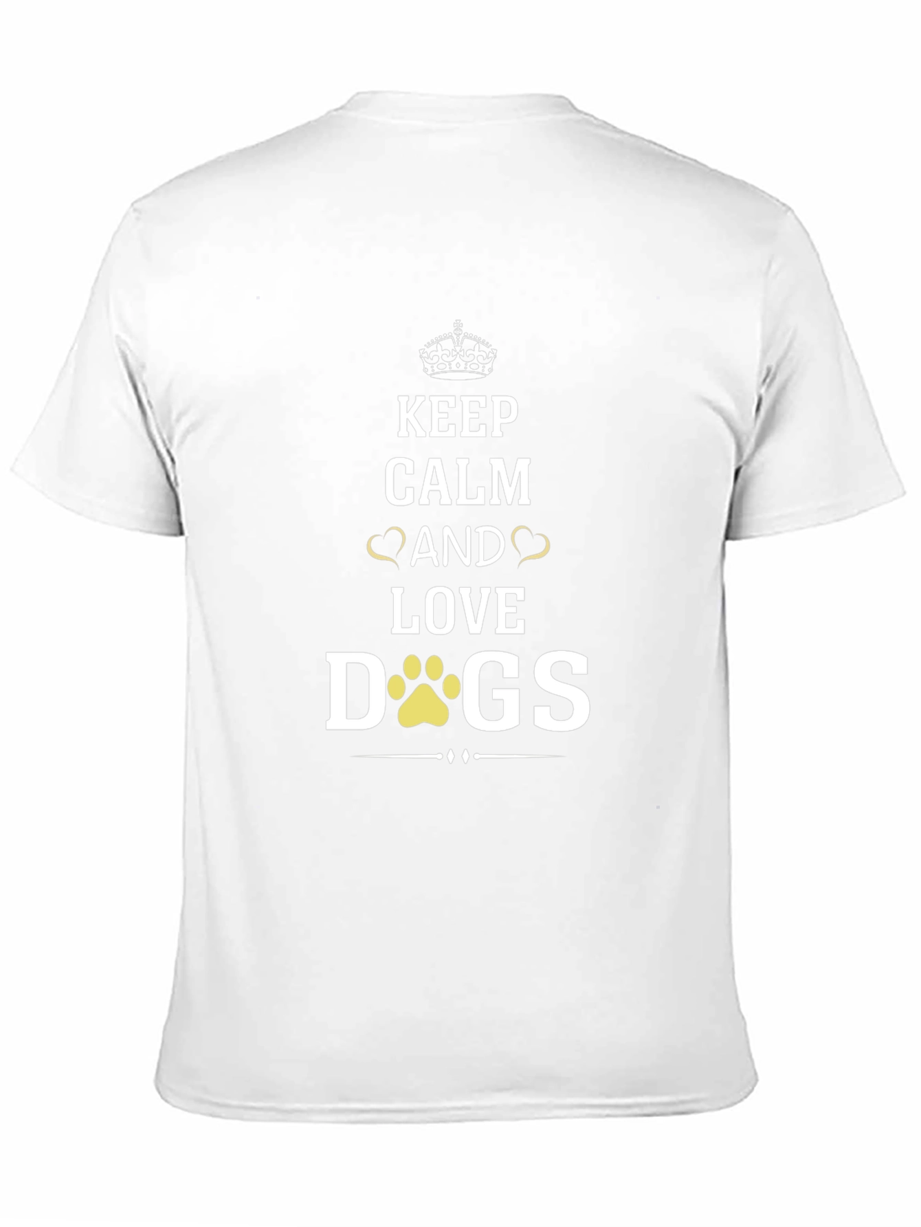 Keep Calm and Love Dogs T-Shirt - Black