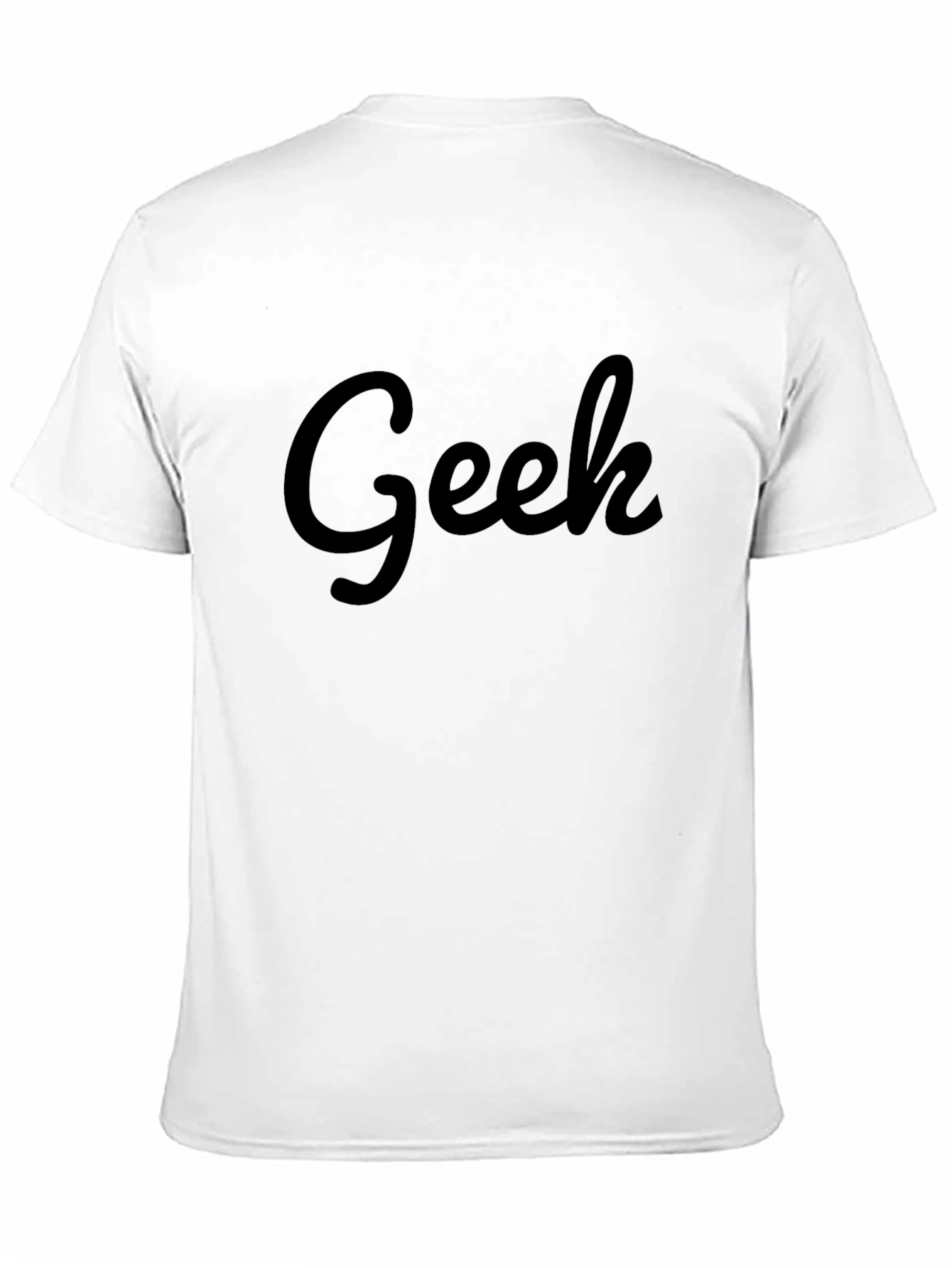 Geek T-Shirt - Casual Black Tee