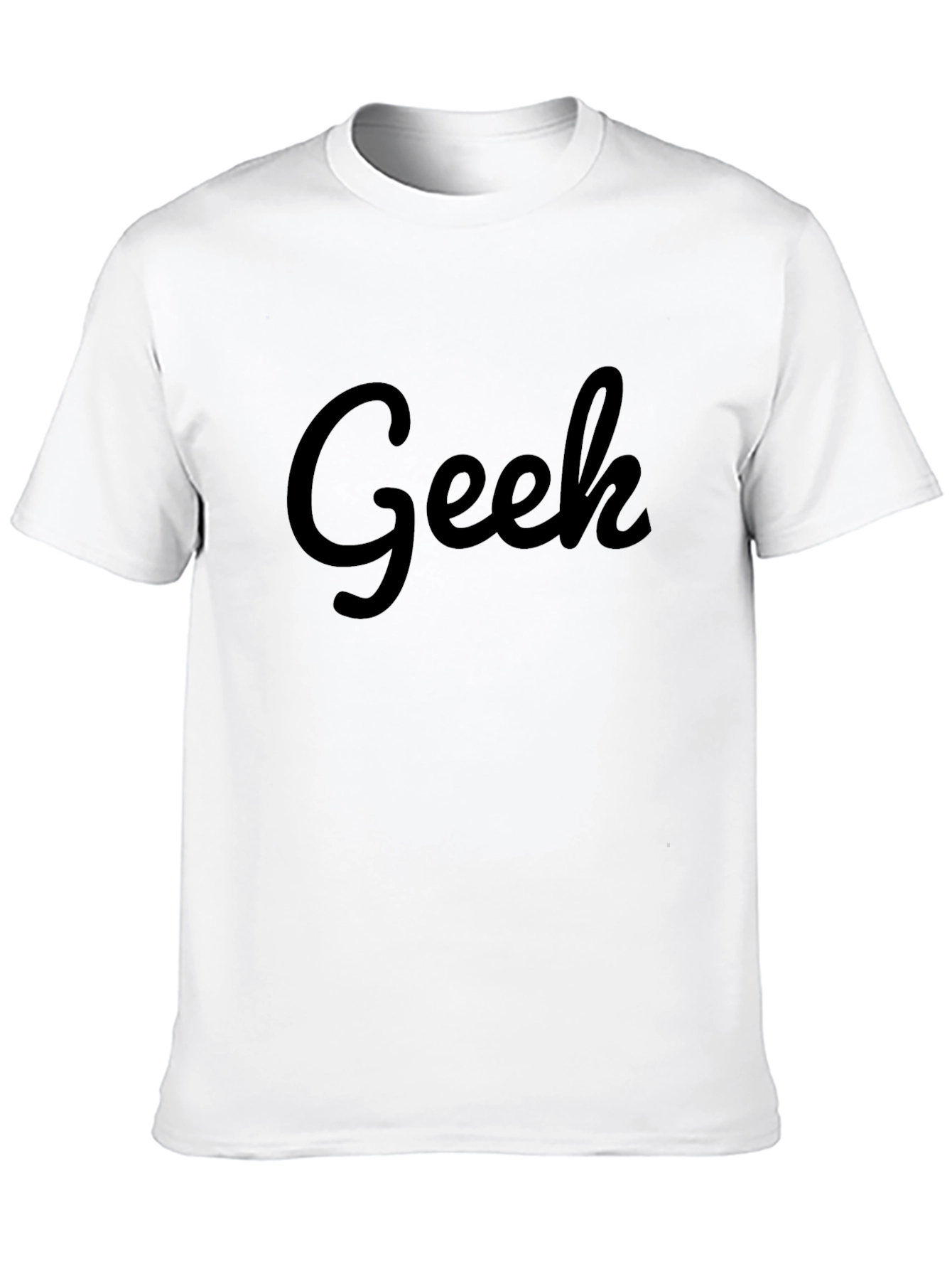 Geek T-Shirt - Casual Black Tee
