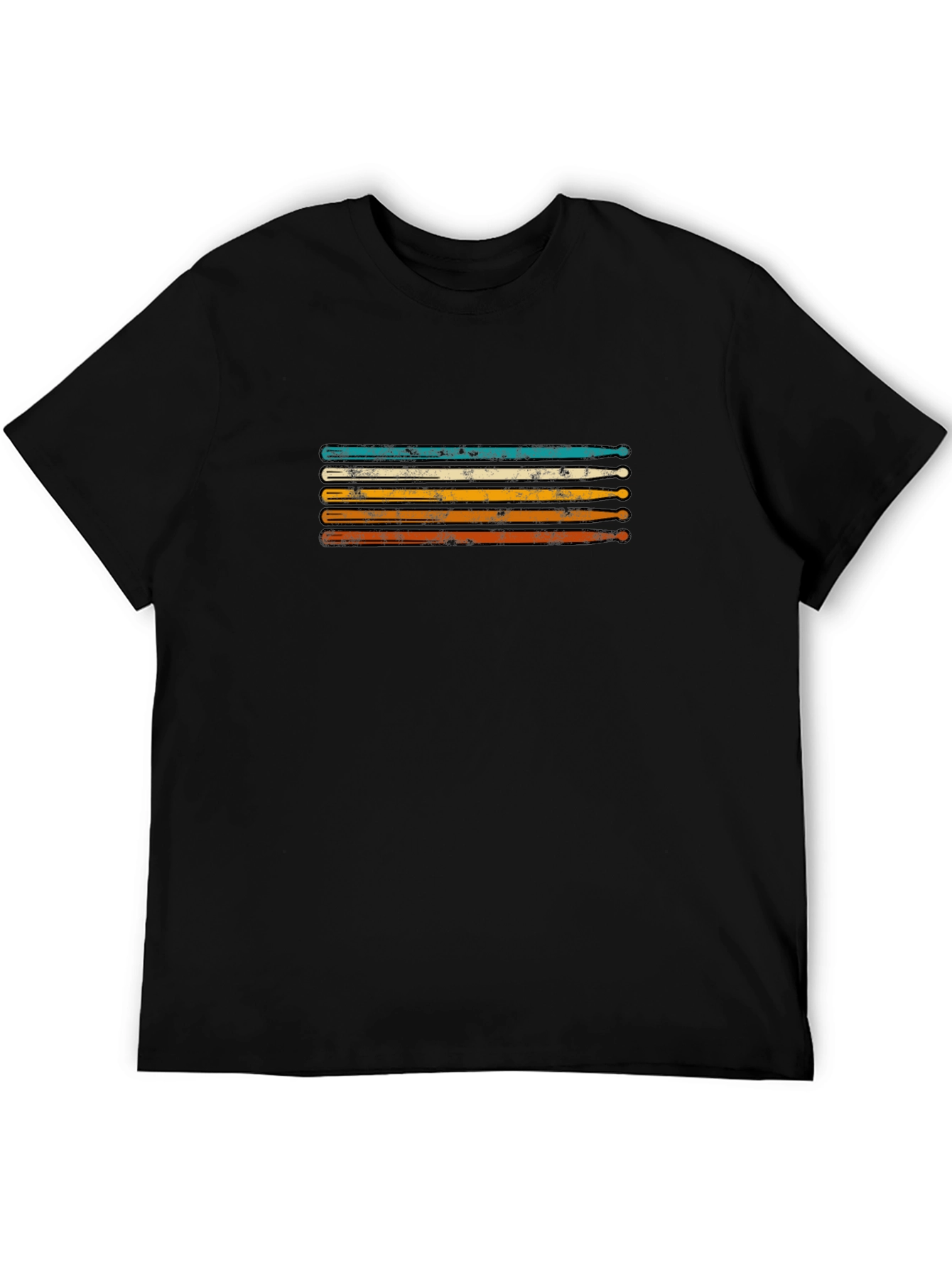 Drumsticks Graphic Tee - Retro Band Shirt