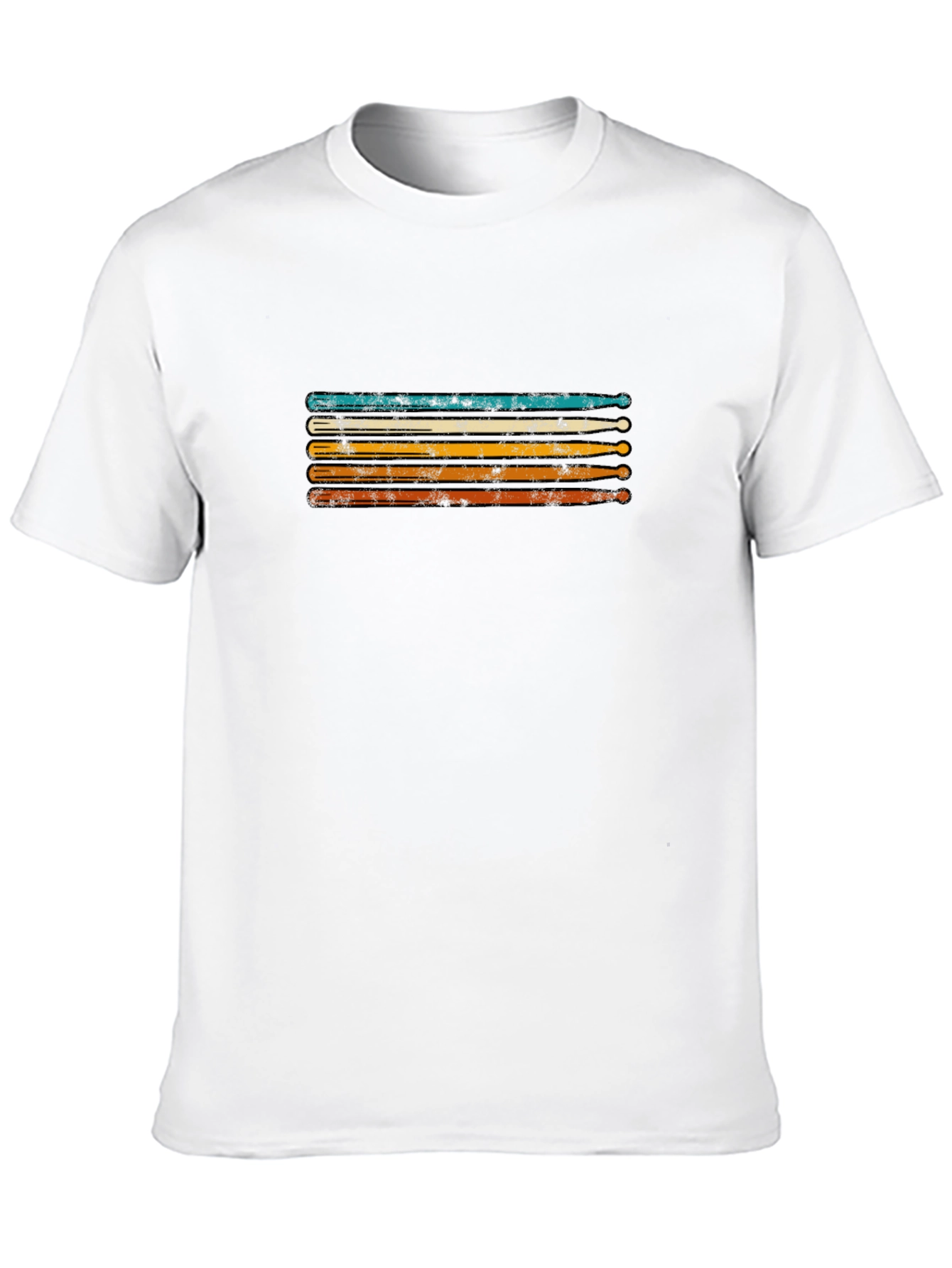 Drumsticks Graphic Tee - Retro Band Shirt