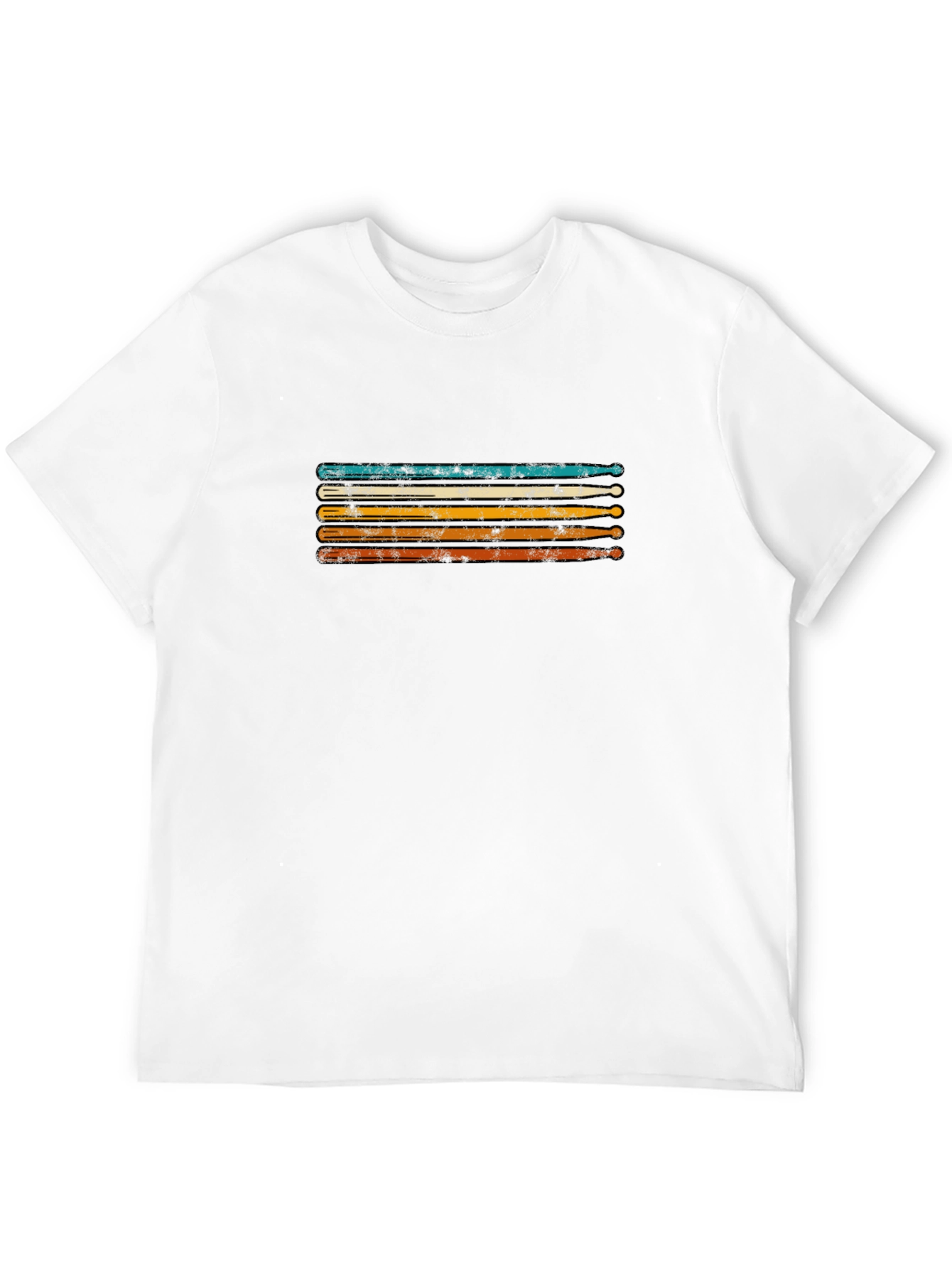 Drumsticks Graphic Tee - Retro Band Shirt