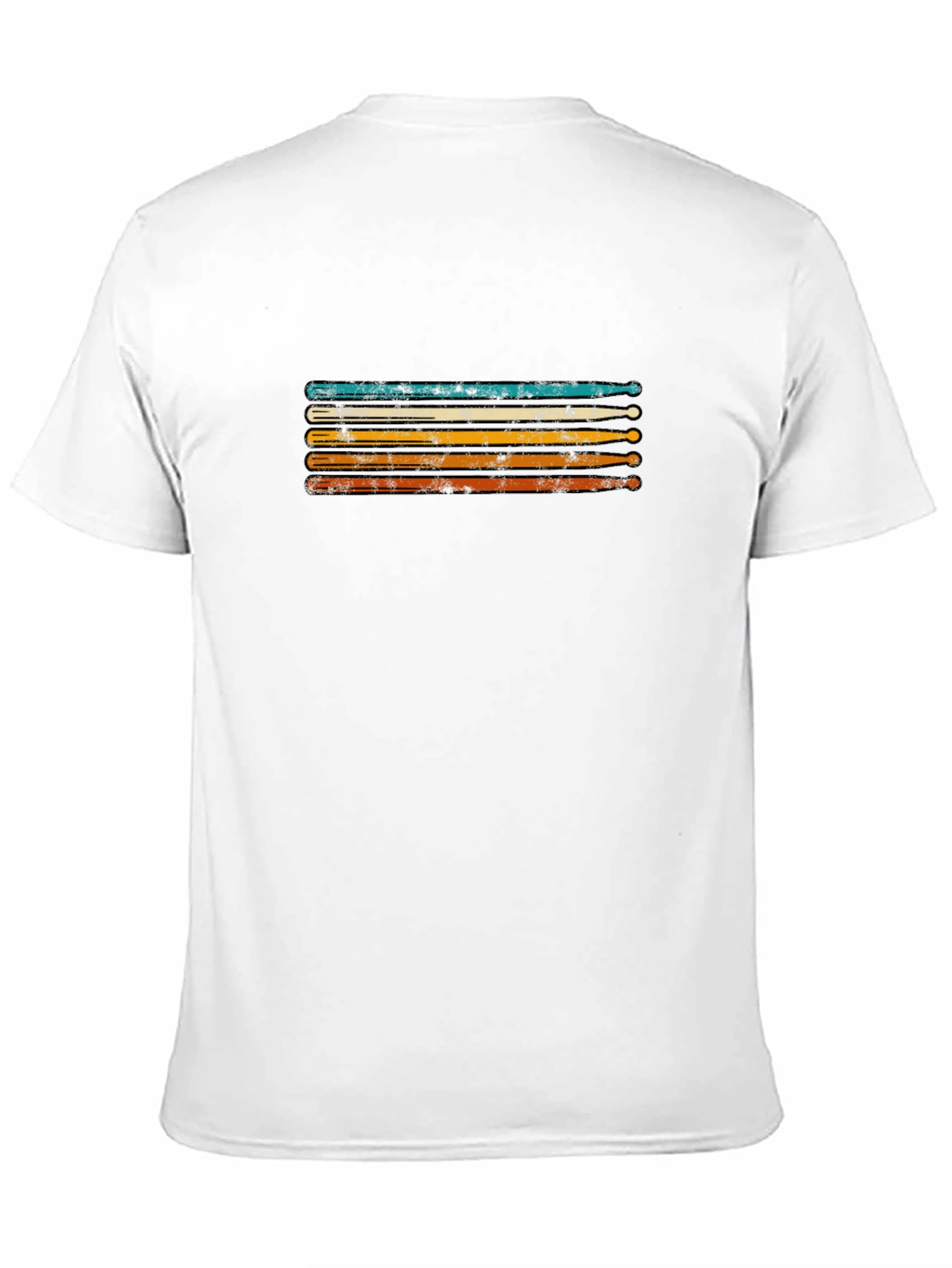 Drumsticks Graphic Tee - Retro Band Shirt