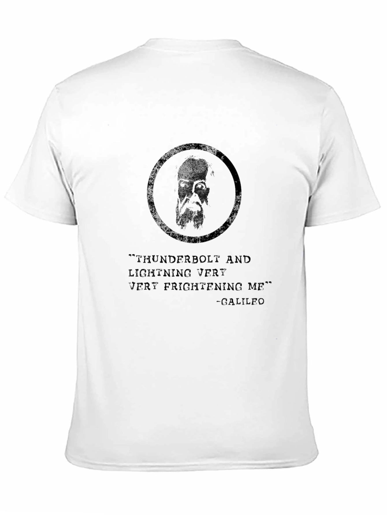 Thunderbolt Galileo T-Shirt - Black Graphic Tee
