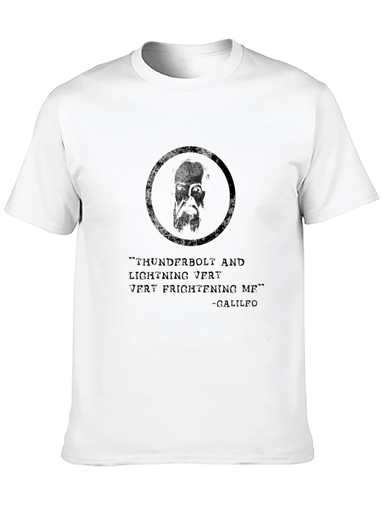 Thunderbolt Galileo T-Shirt - Black Graphic Tee