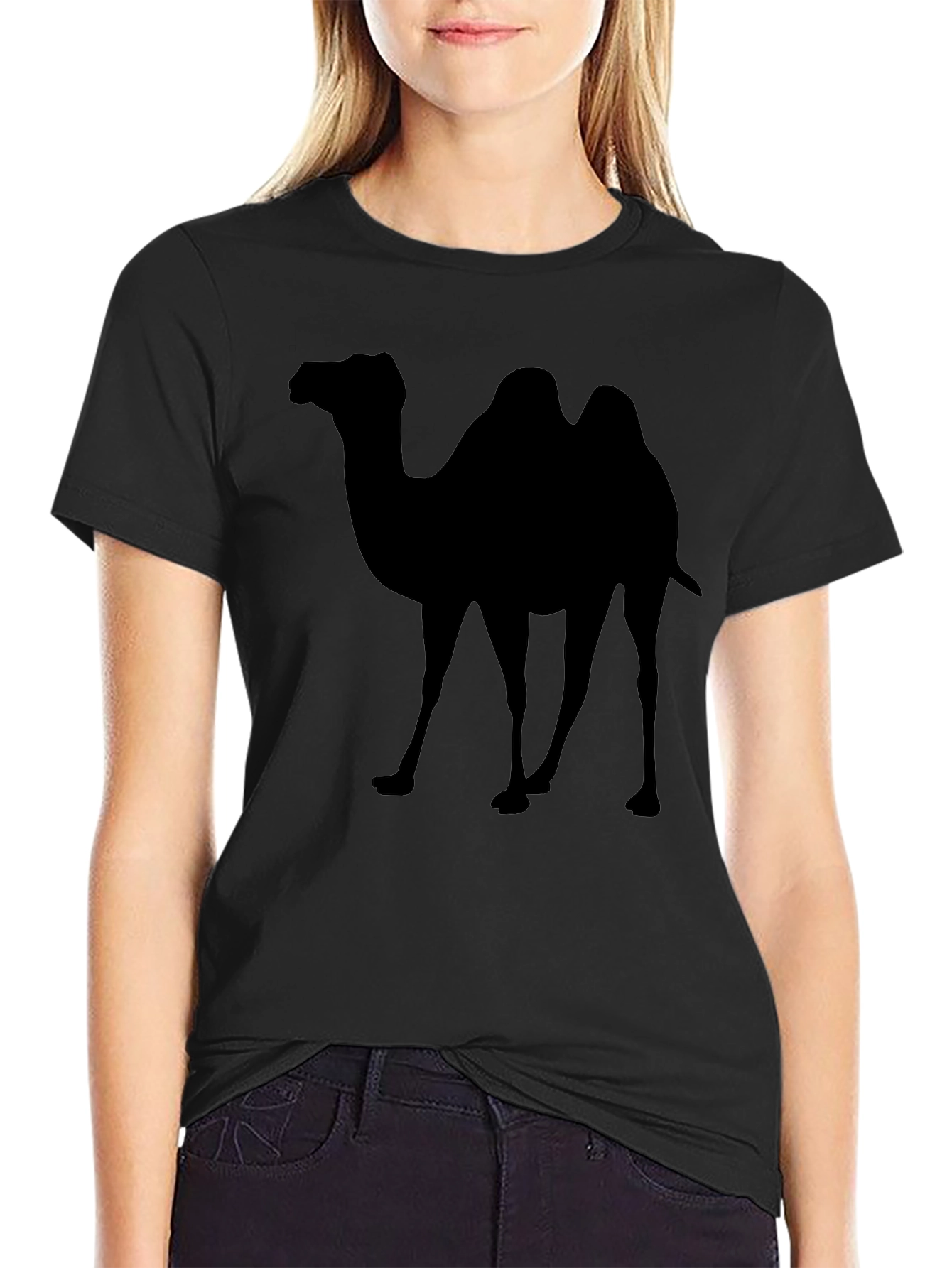 Black Camel Silhouette T-Shirt