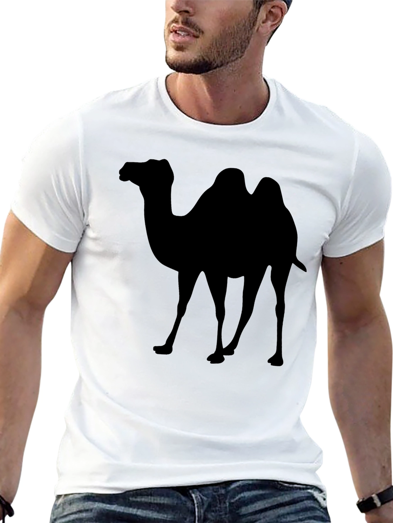 Black Camel Silhouette T-Shirt