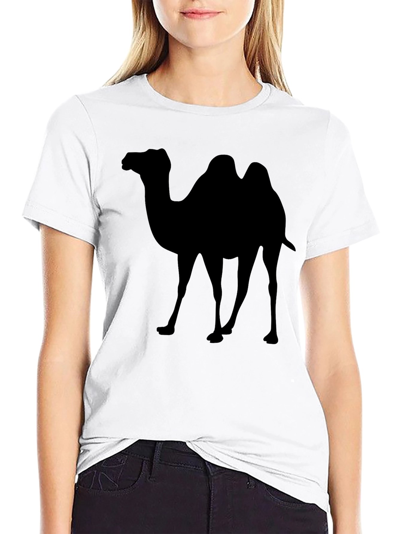 Black Camel Silhouette T-Shirt