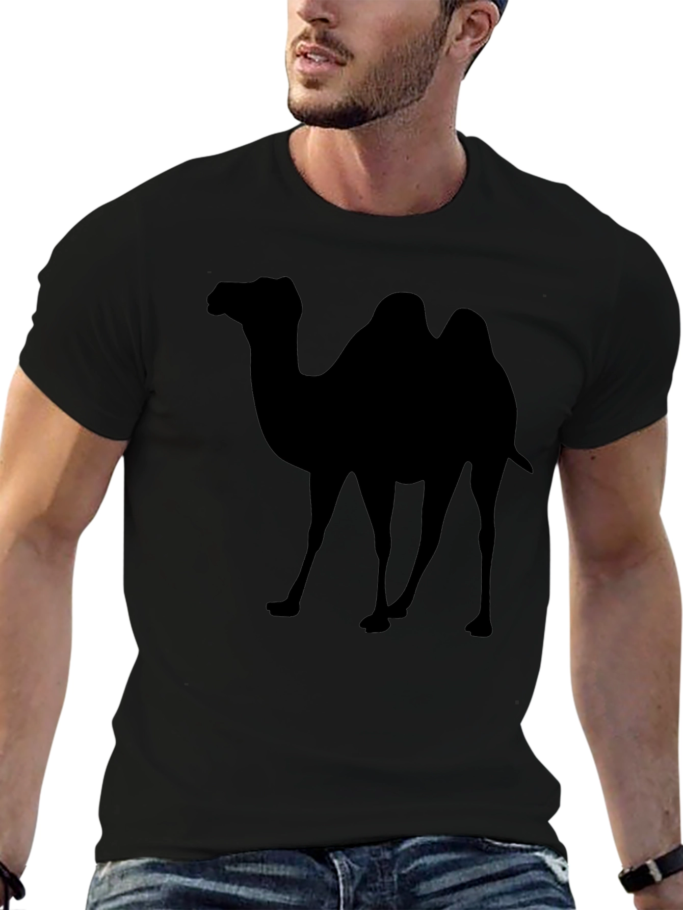 Black Camel Silhouette T-Shirt