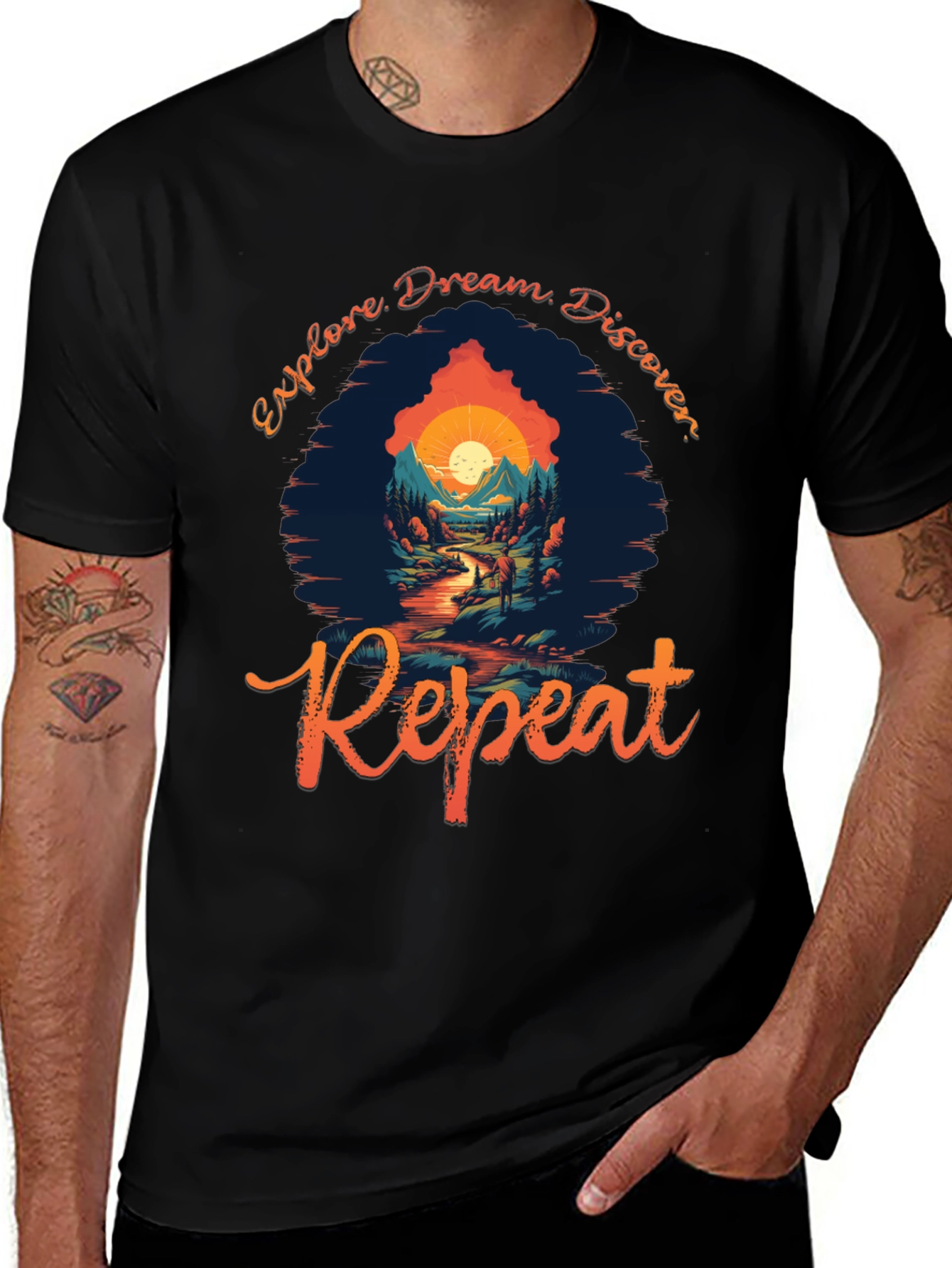 Explore Dream Discover Repeat T-Shirt