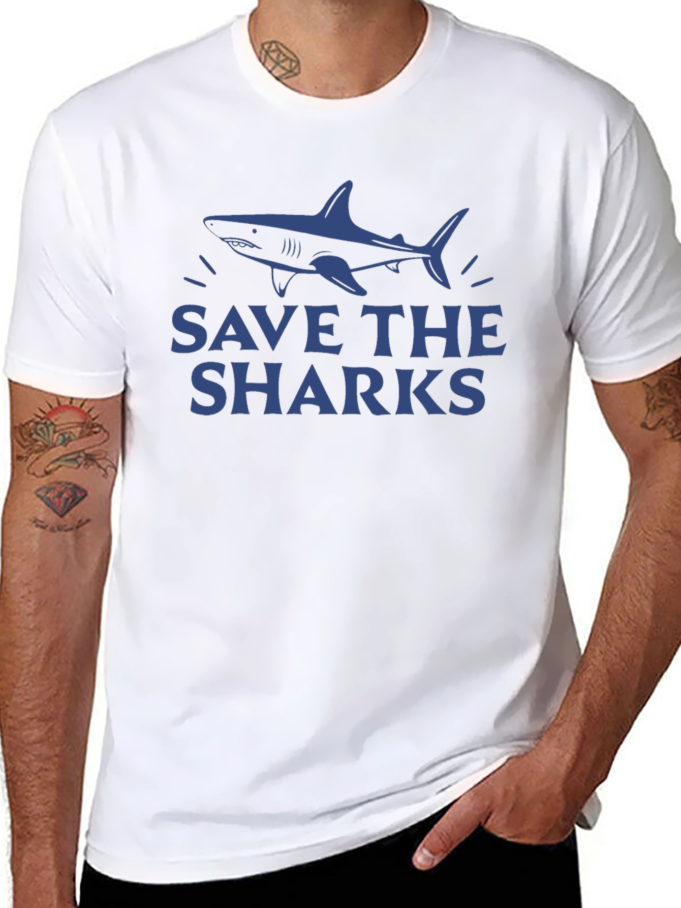 Save the Sharks T-Shirt - Black