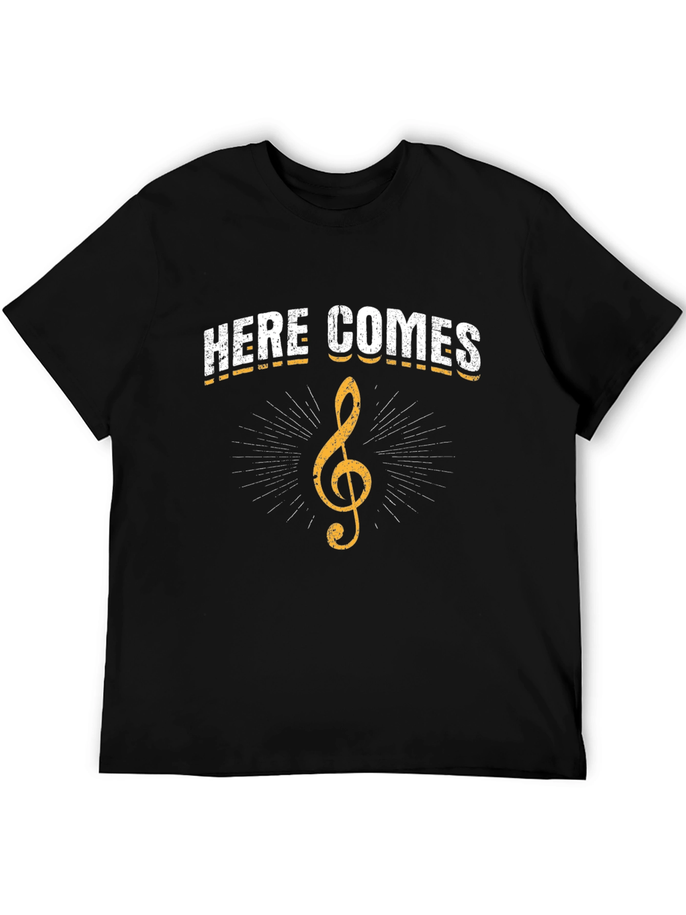 Here Comes Treble Clef Graphic T-Shirt