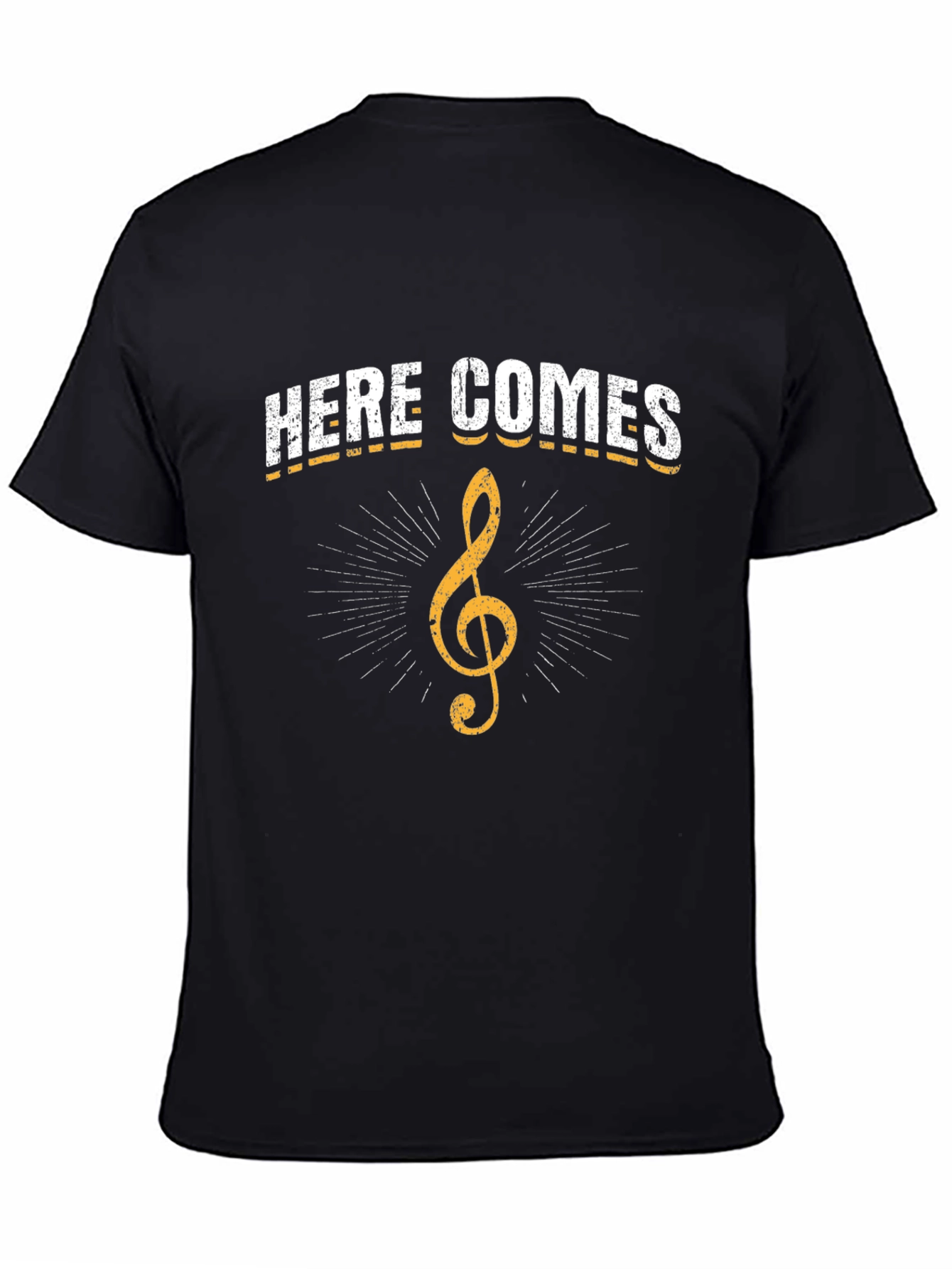 Here Comes Treble Clef Graphic T-Shirt