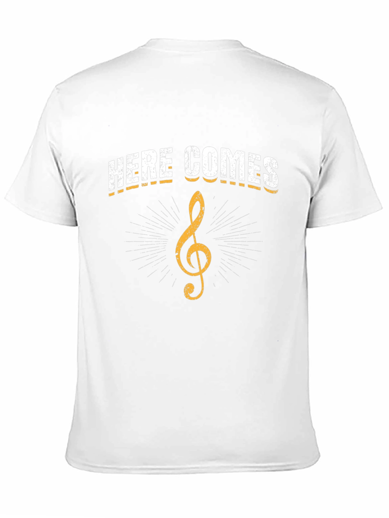 Here Comes Treble Clef Graphic T-Shirt
