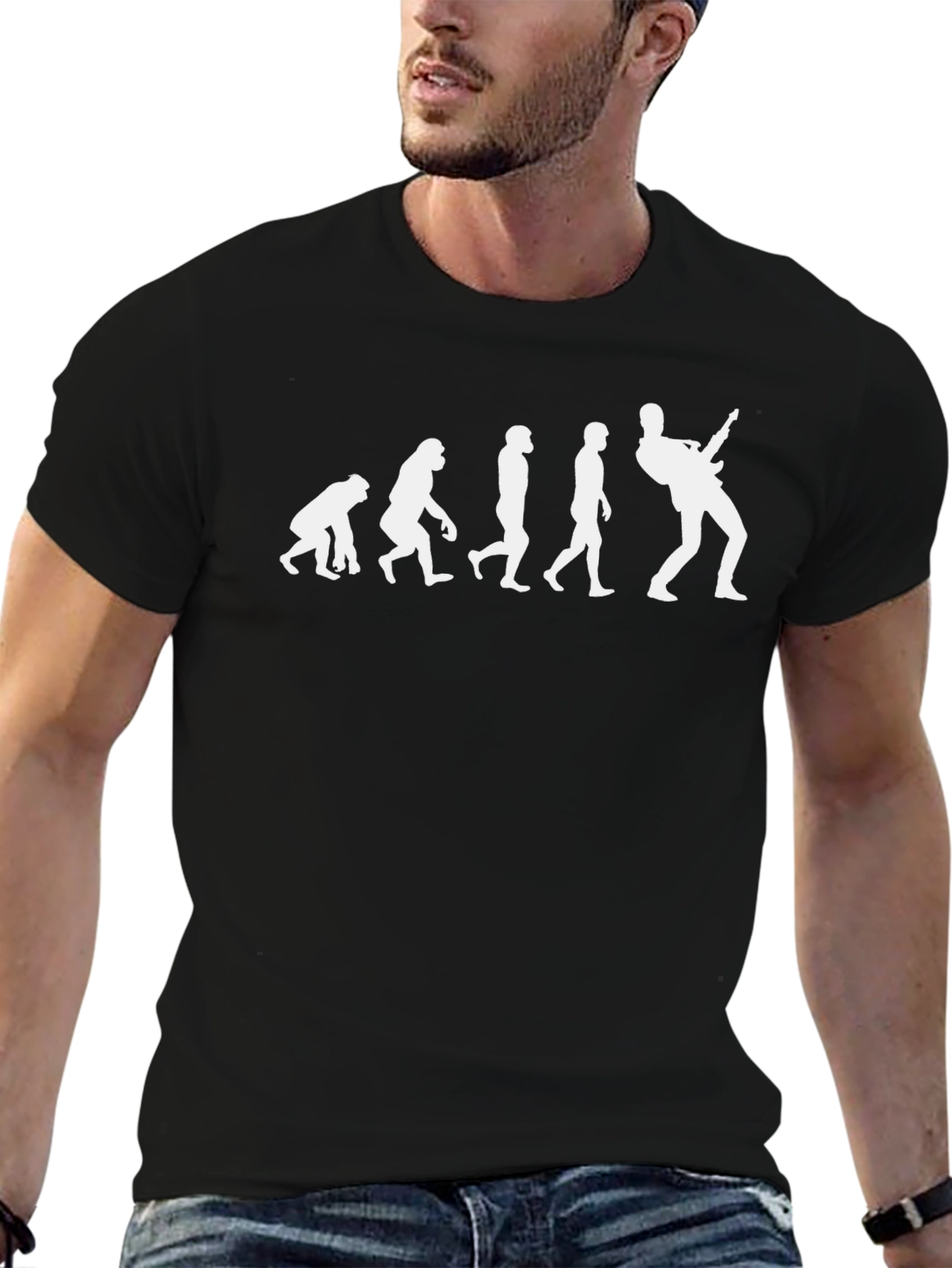Evolution of Rocker T-Shirt - Black
