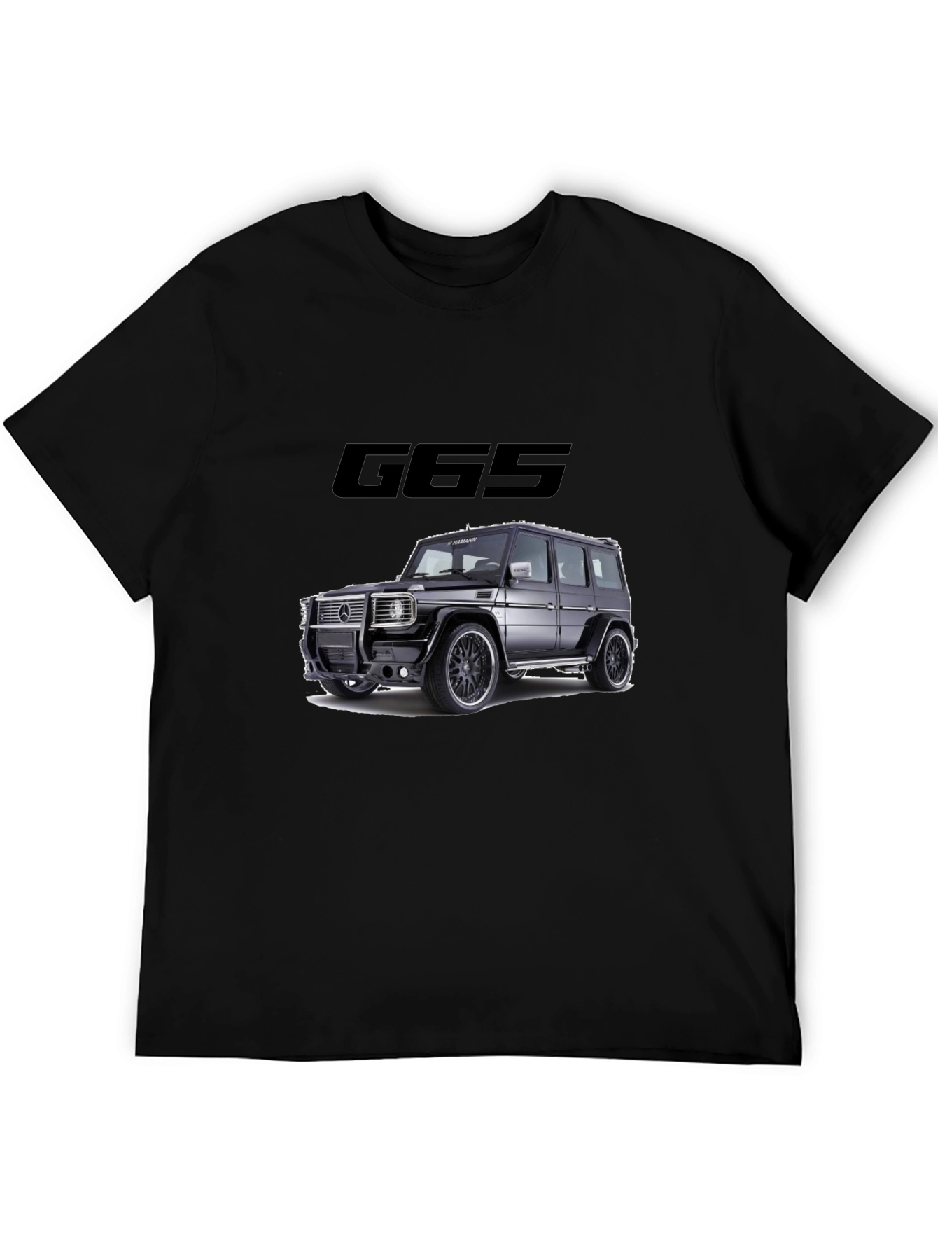 G65 Black Graphic Tee - Car Enthusiast Style