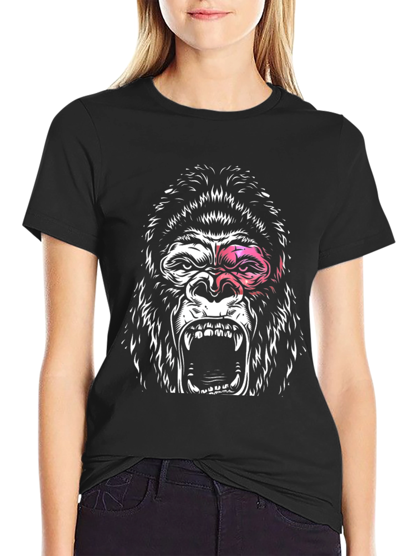 Black Gorilla Graphic T-Shirt