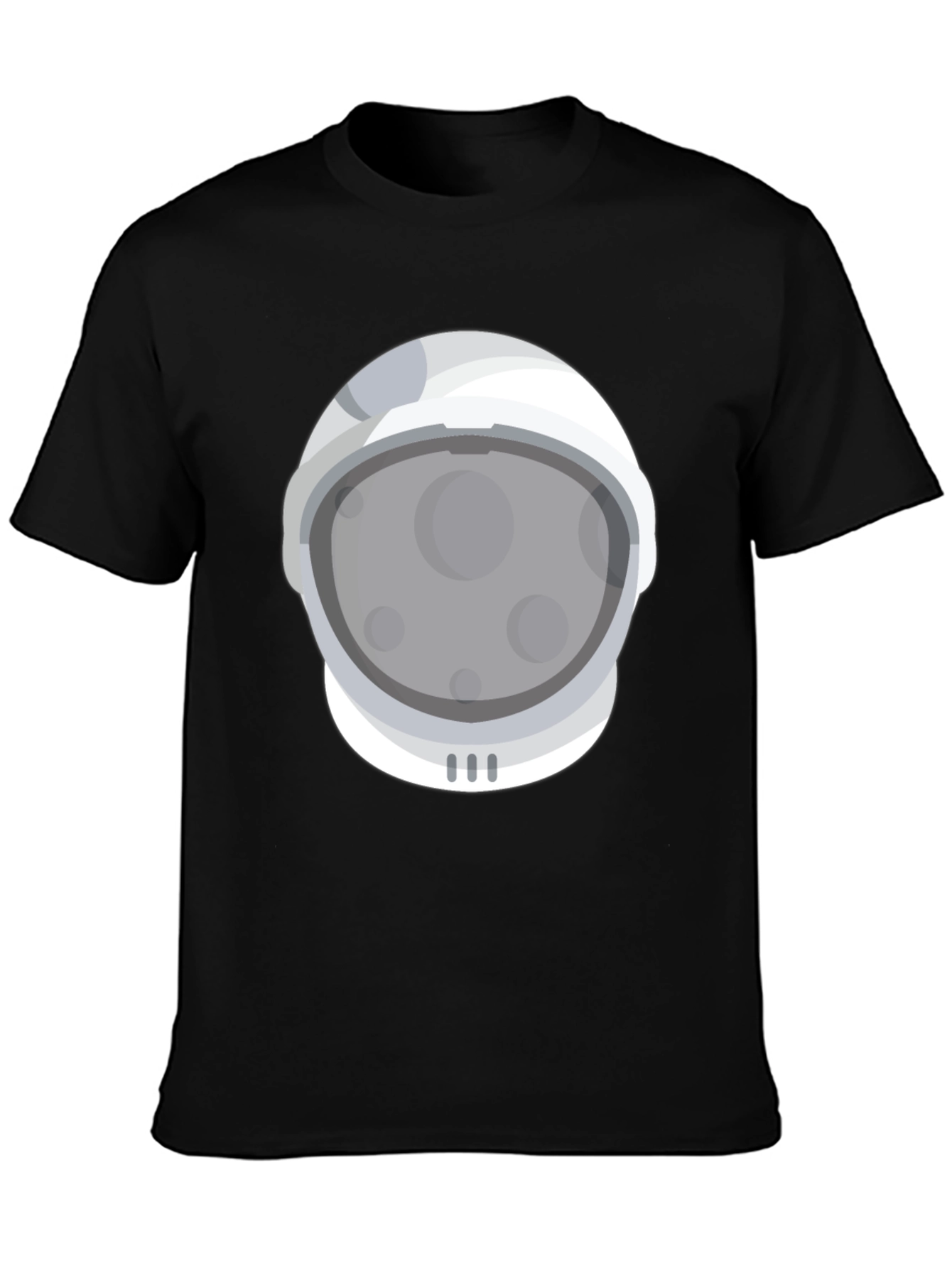 Astronaut Helmet Graphic Tee - Space Adventure T-Shirt