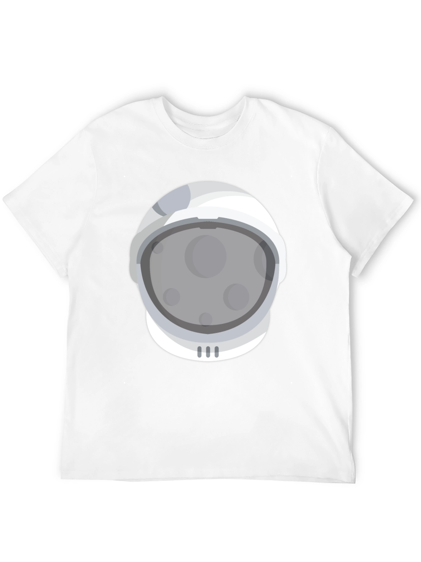 Astronaut Helmet Graphic Tee - Space Adventure T-Shirt