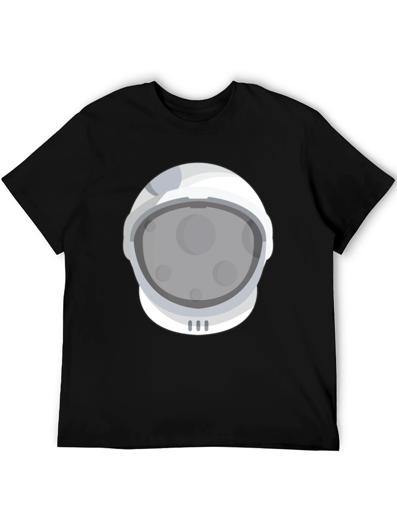 Astronaut Helmet Graphic Tee - Space Adventure T-Shirt