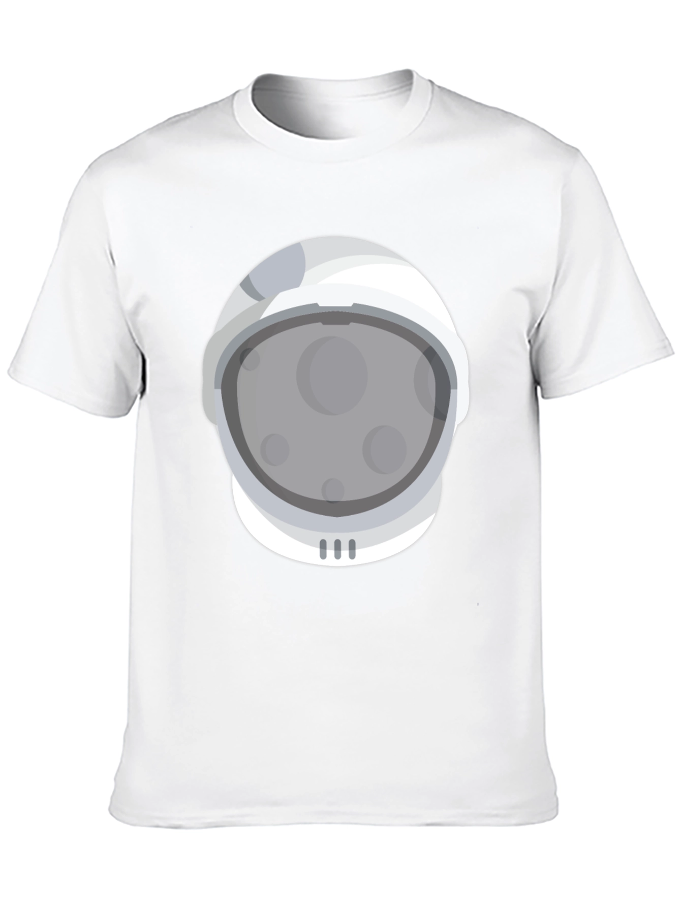Astronaut Helmet Graphic Tee - Space Adventure T-Shirt
