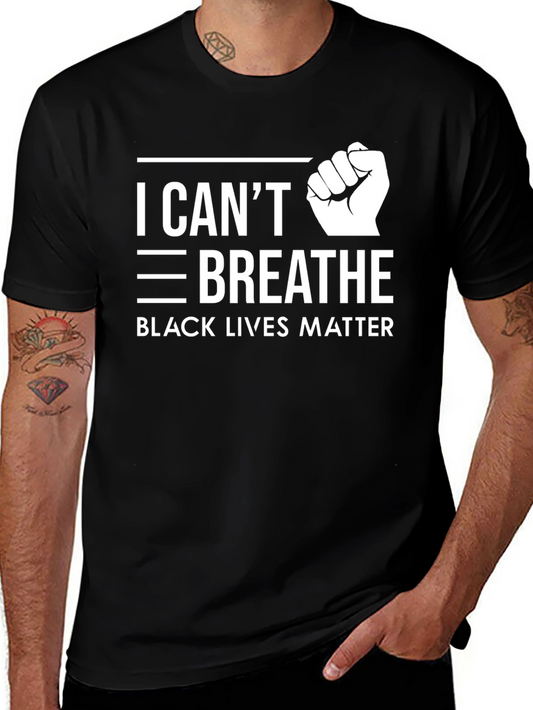 I Cant Breathe BLM Graphic Tee
