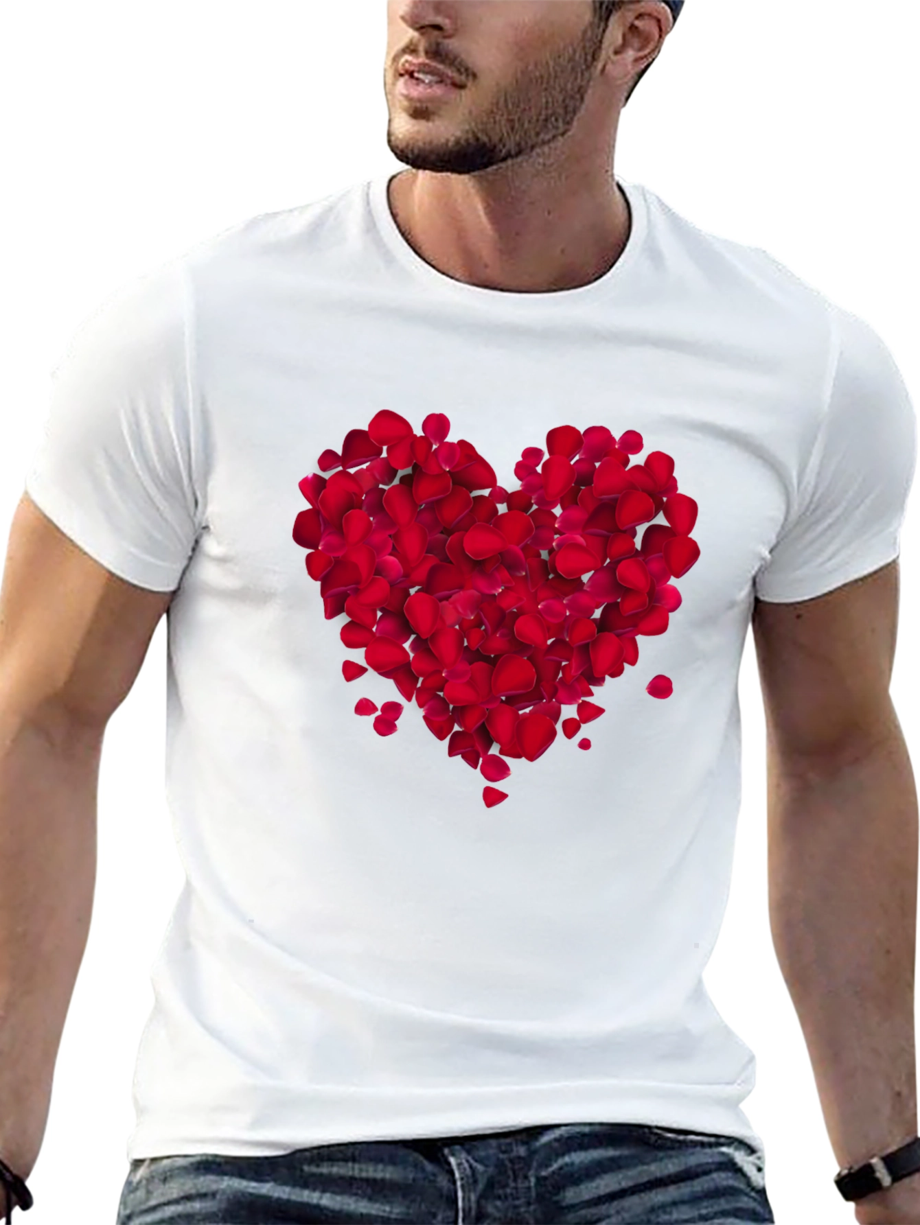 Heart Petal Graphic Tee