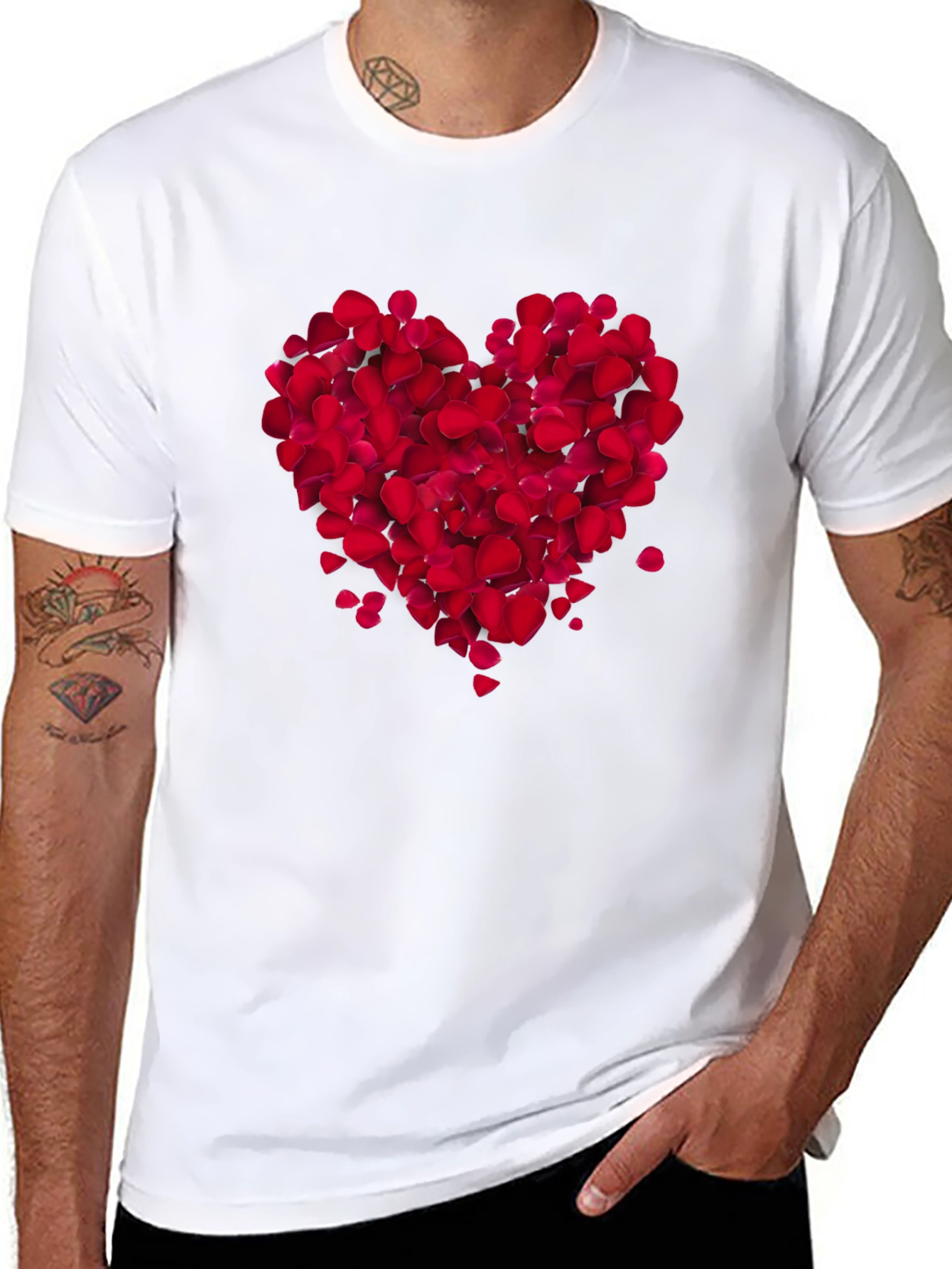 Heart Petal Graphic Tee