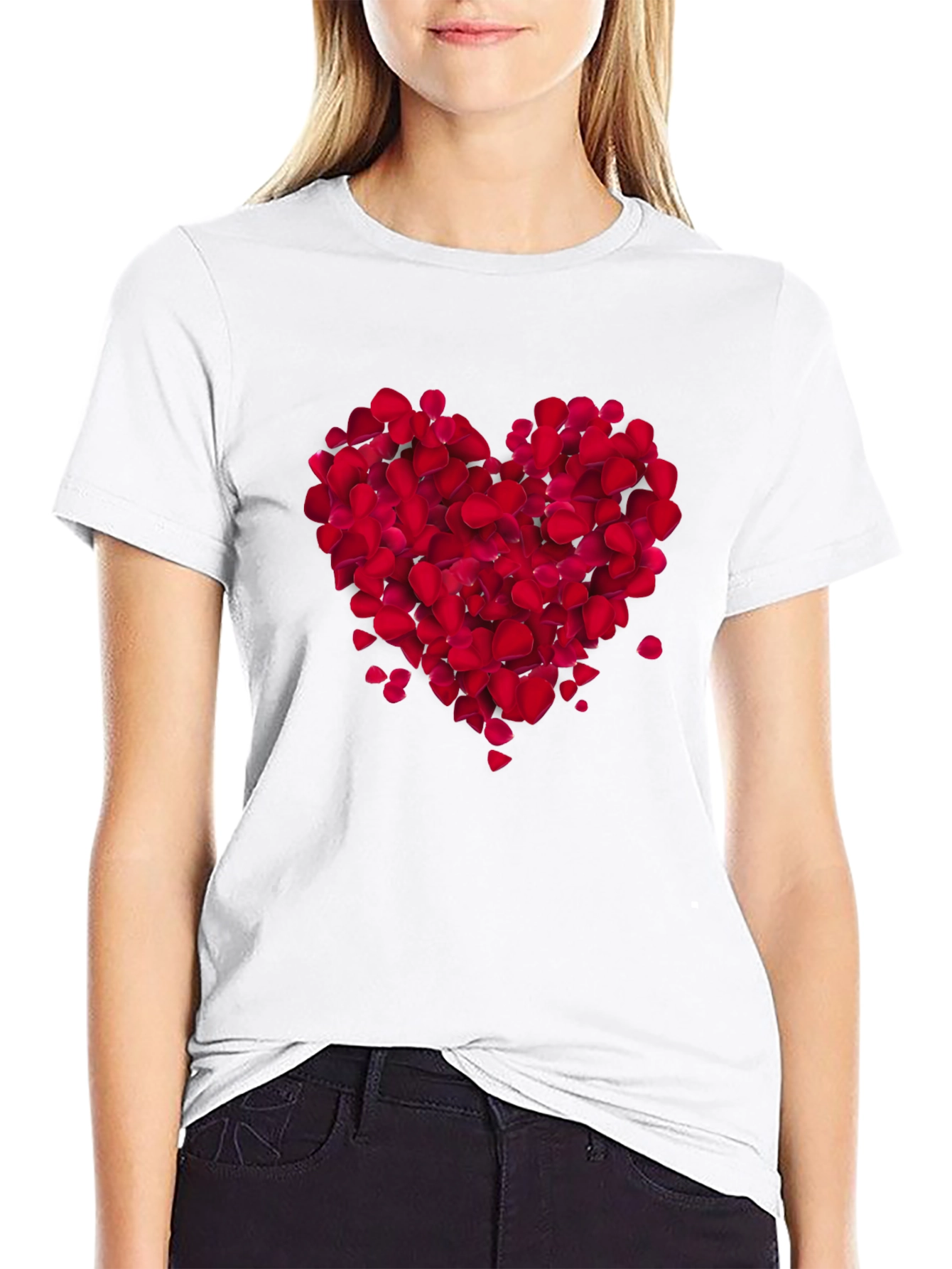 Heart Petal Graphic Tee