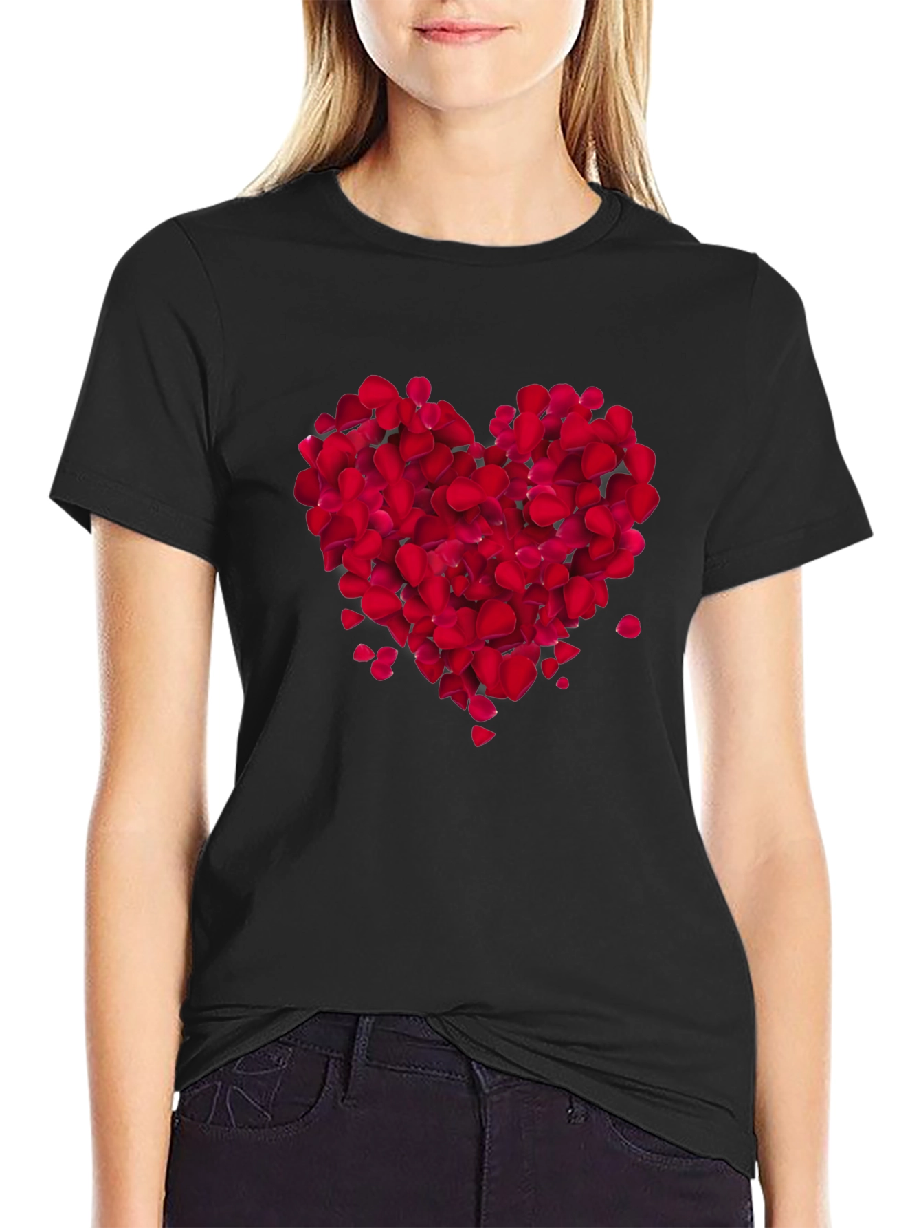 Heart Petal Graphic Tee