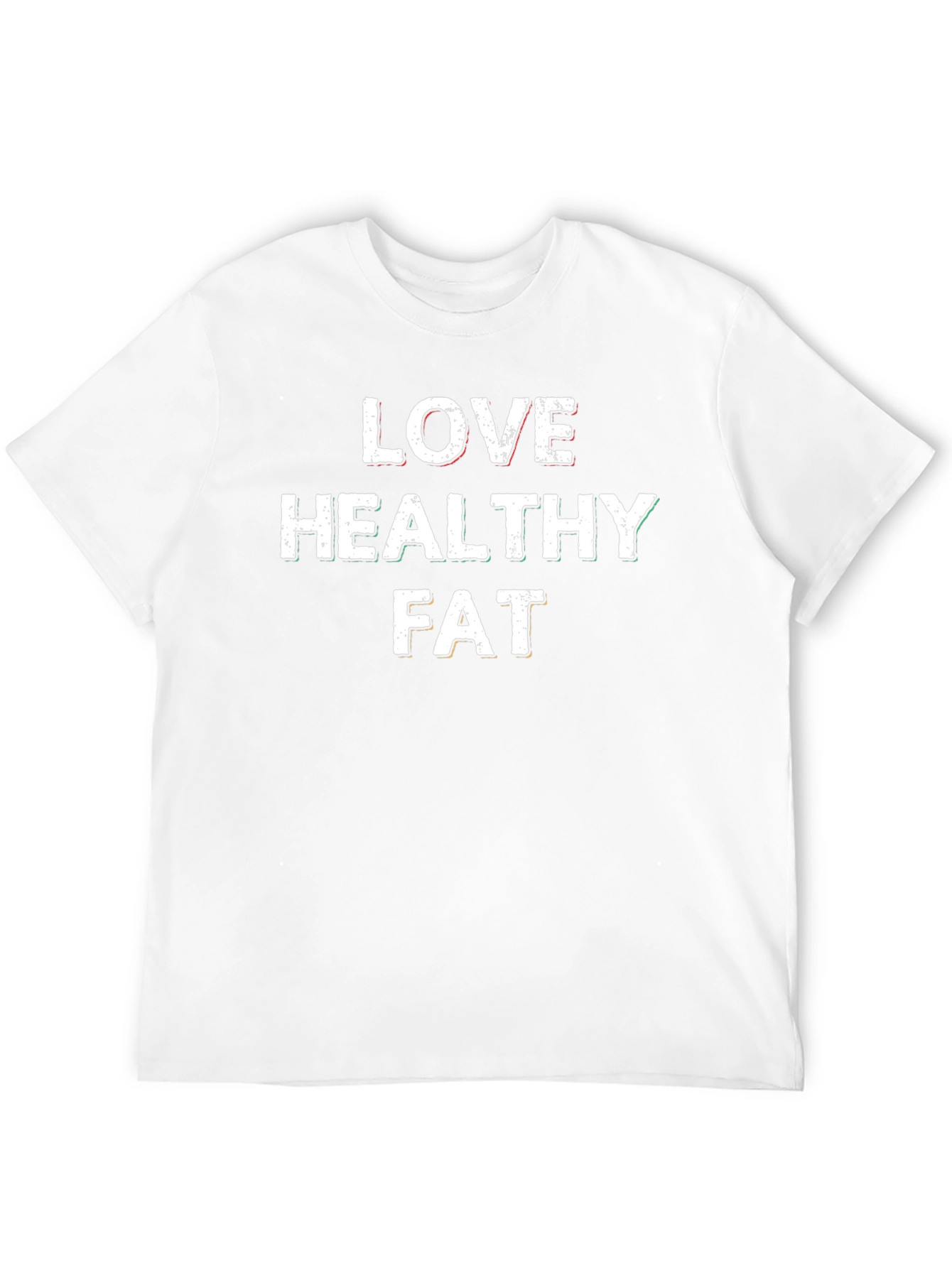Love Healthy Fat T-Shirt - Black Cotton Graphic Tee