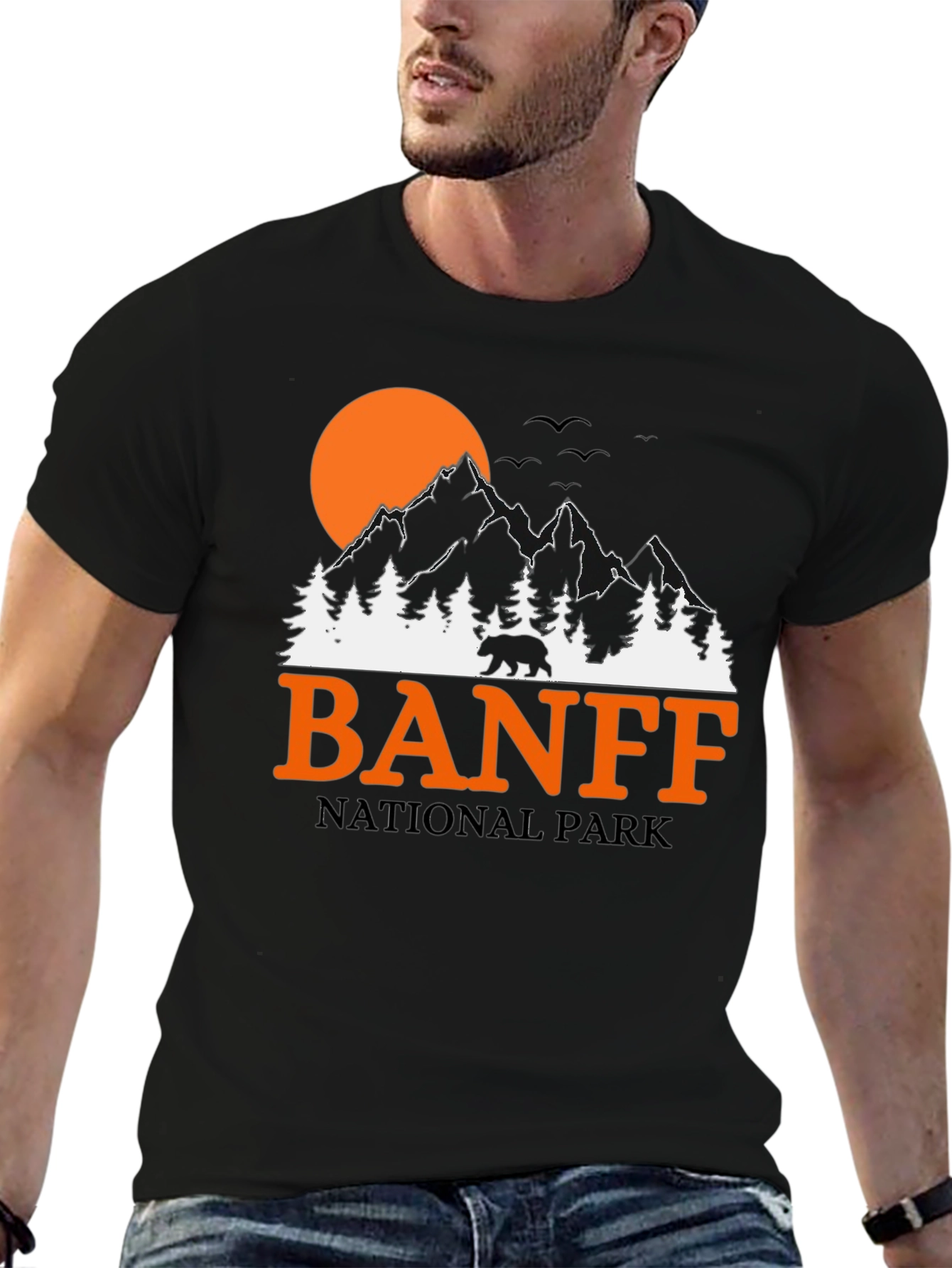 Banff National Park Graphic Tee - Nature Adventure Shirt