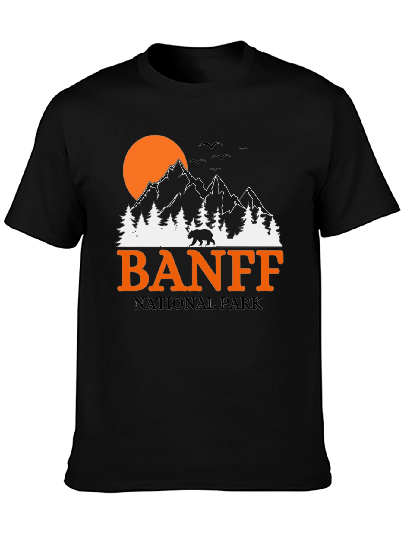 Banff National Park Graphic Tee - Nature Adventure Shirt