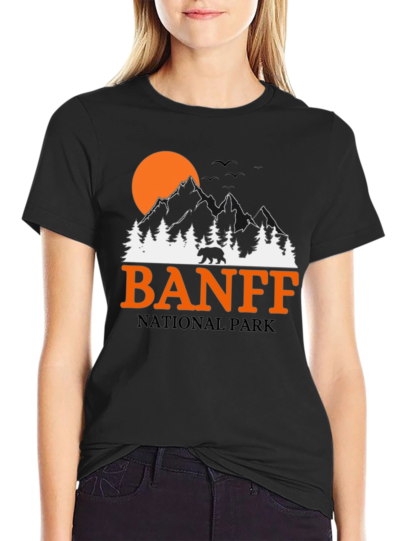Banff National Park Graphic Tee - Nature Adventure Shirt