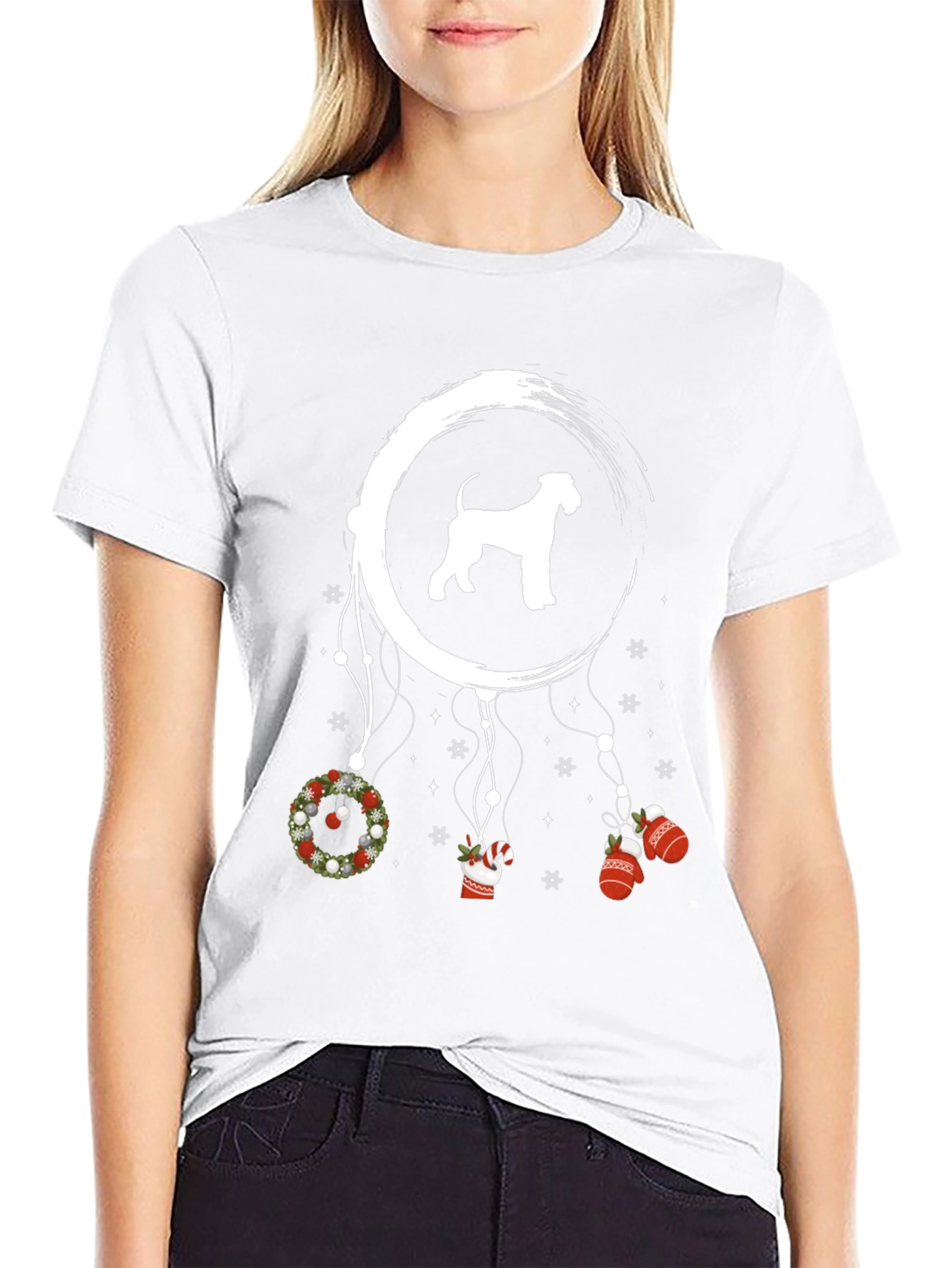 Dog Christmas Dreamcatcher T-Shirt