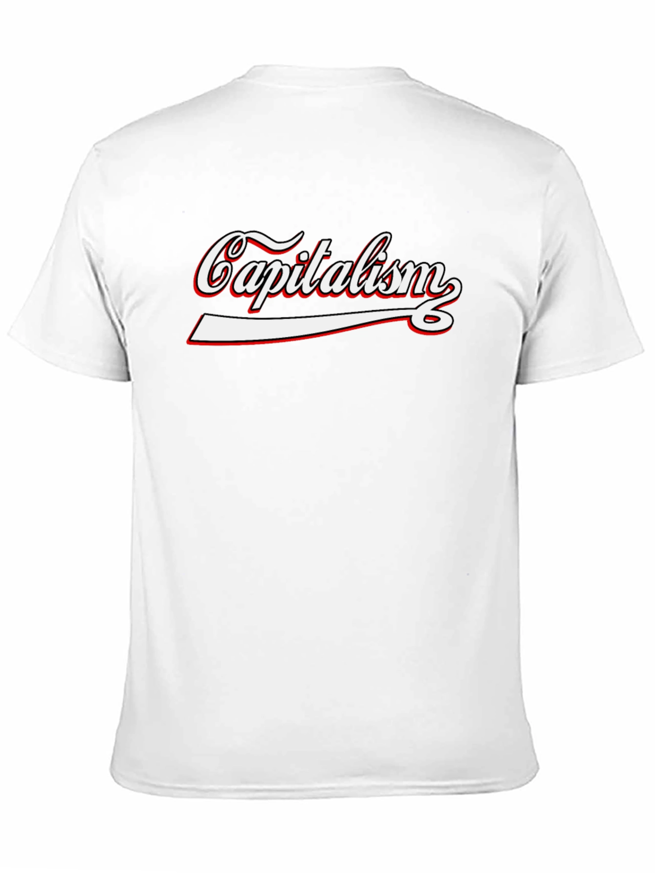 Capitalism Graphic Tee - Black Cotton T-Shirt