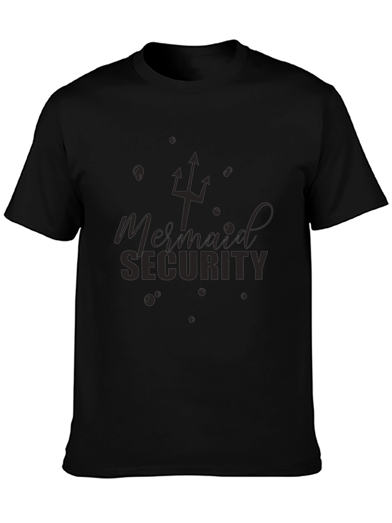 Mermaid Security T-Shirt - Novelty Graphic Tee