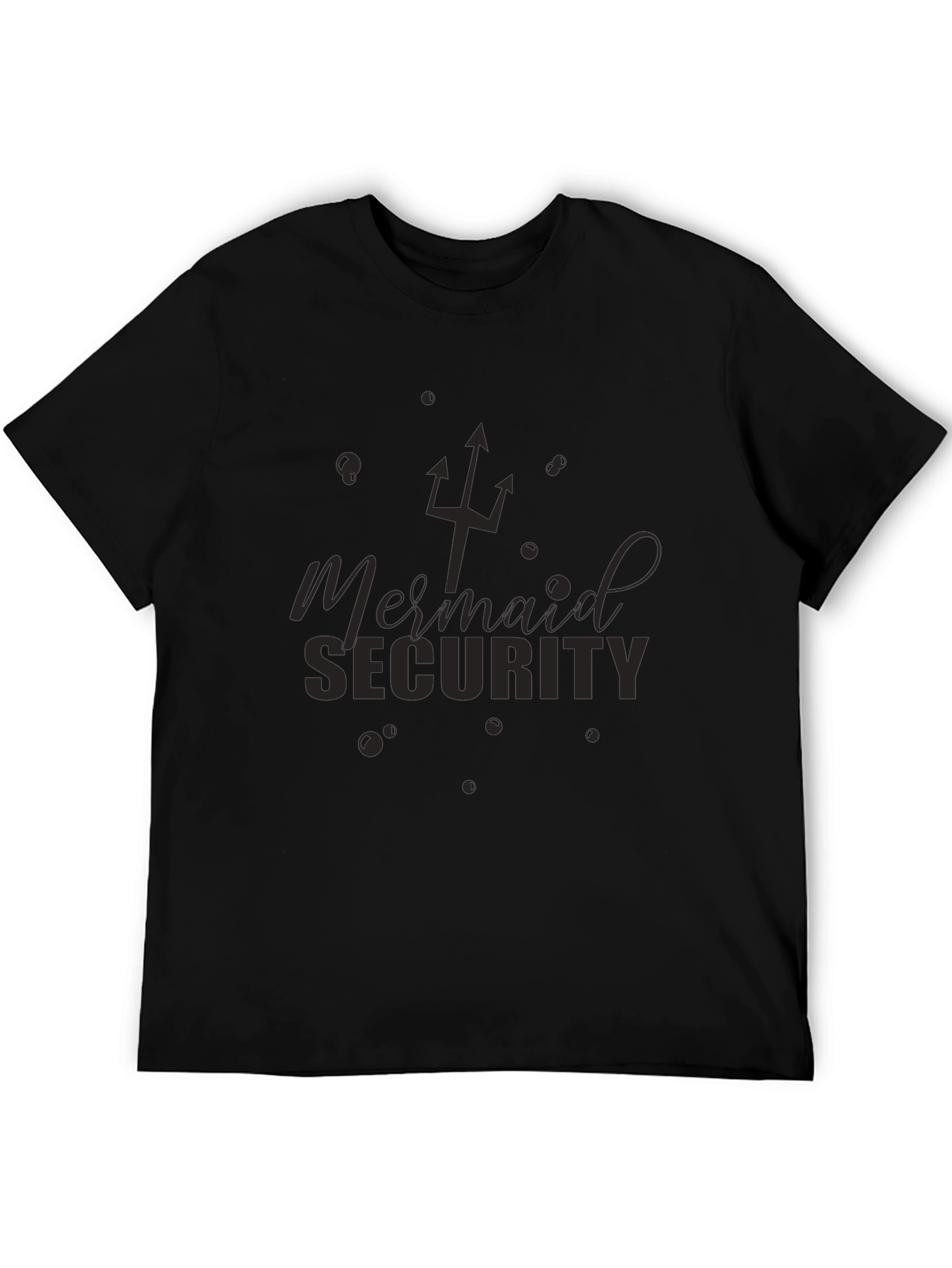 Mermaid Security T-Shirt - Novelty Graphic Tee