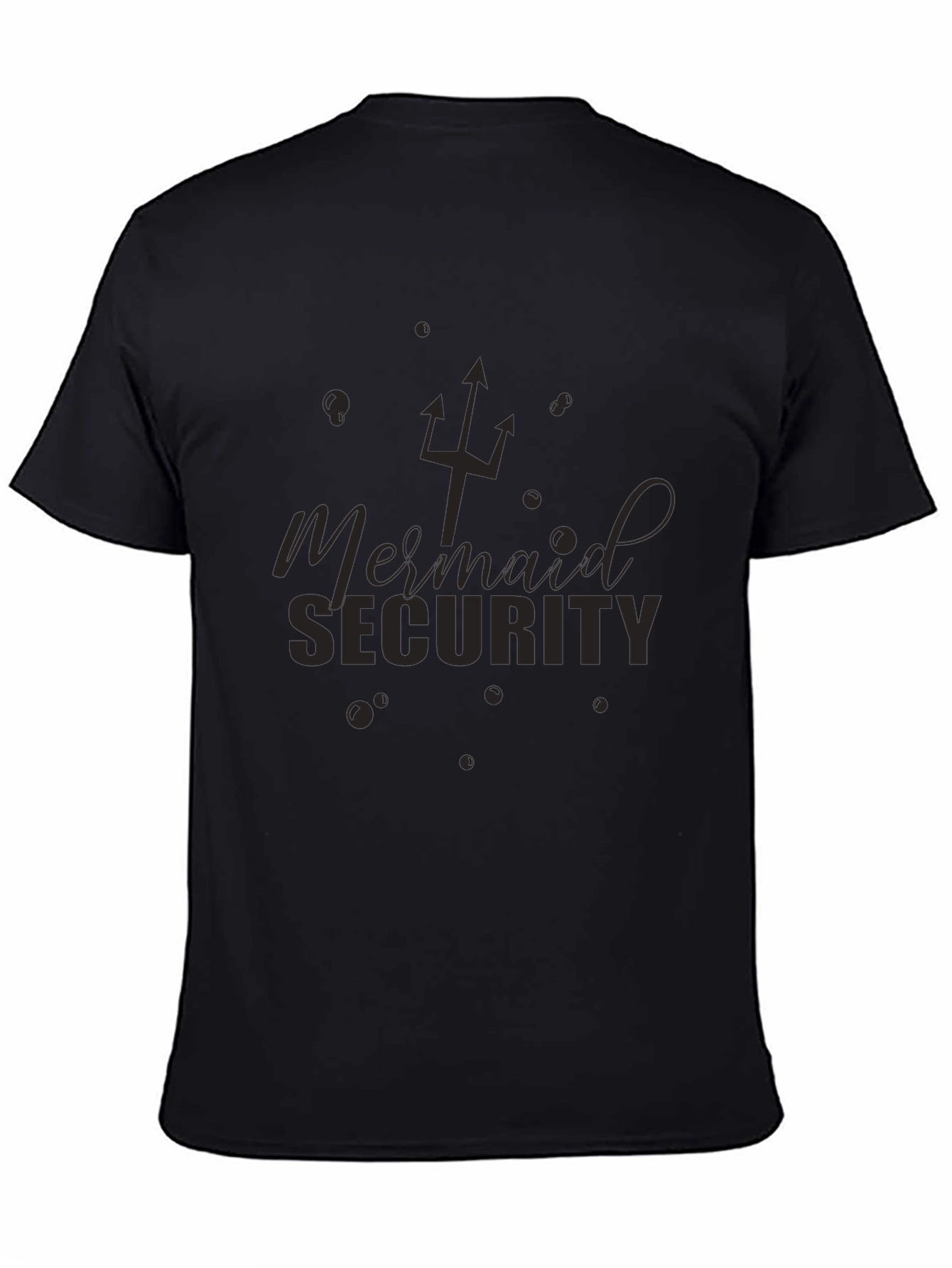 Mermaid Security T-Shirt - Novelty Graphic Tee