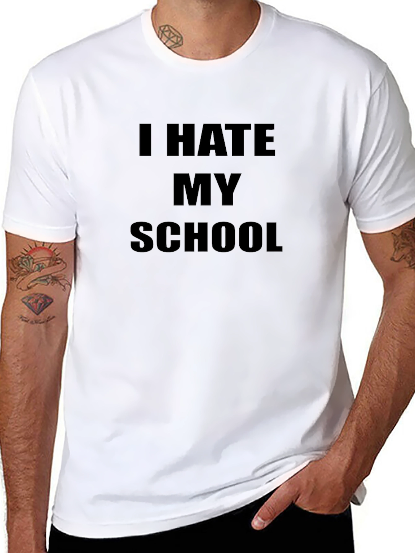 I Hate My School T-Shirt - Express Yourself!