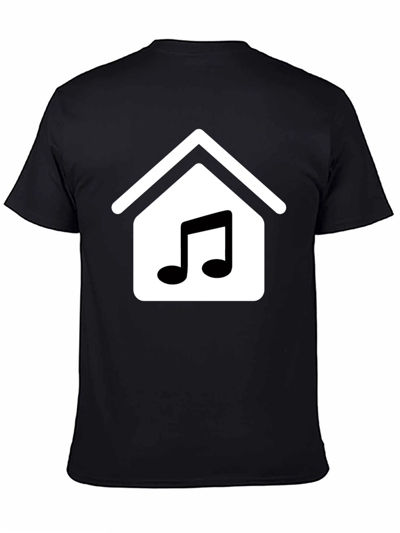 Music House Black T-Shirt - Stylish and Comfortable