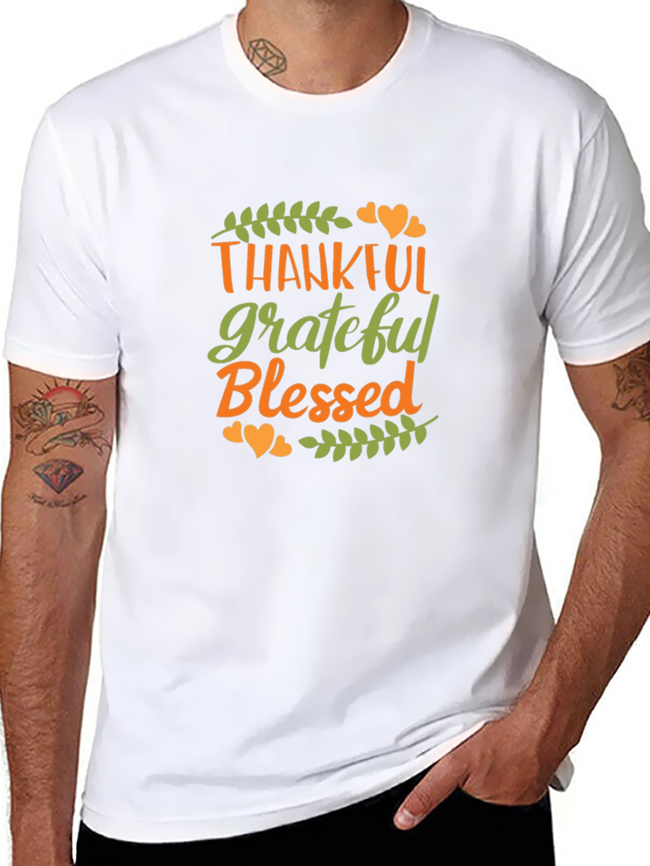 Thankful Grateful Blessed T-Shirt