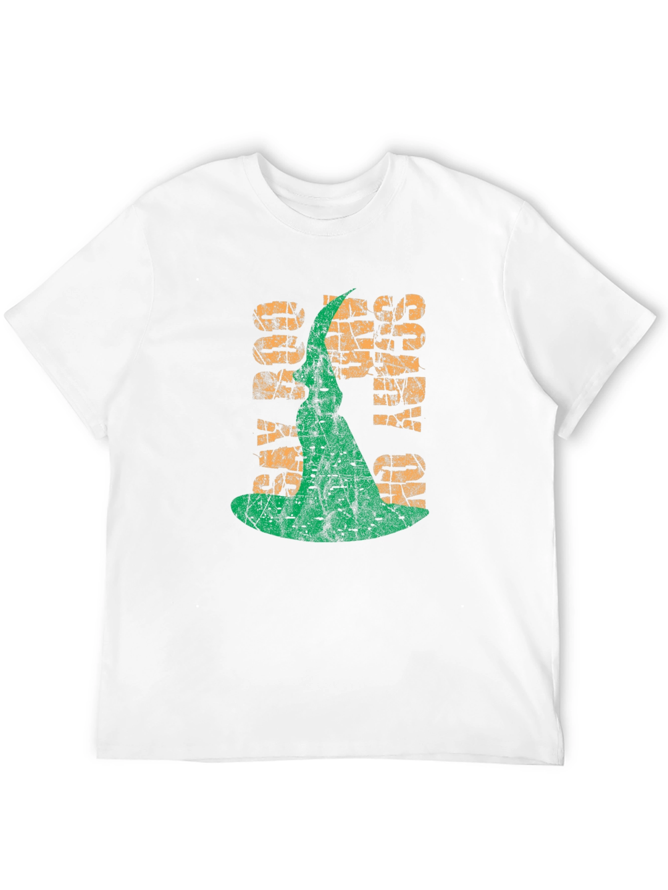 Spooky Vibes T-Shirt - Halloween Witch Hat Graphic Tee