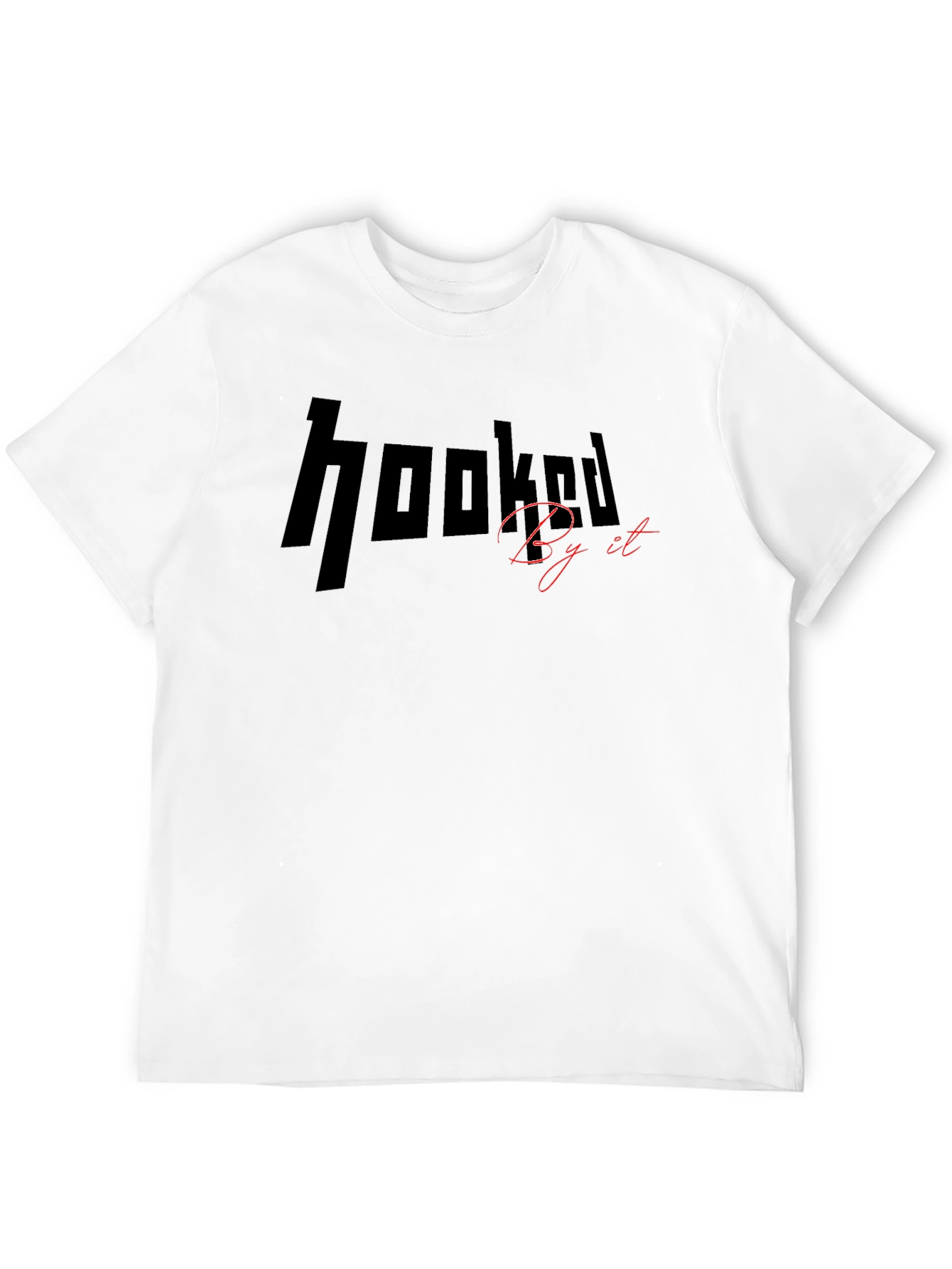 Hooked By It Black T-Shirt
