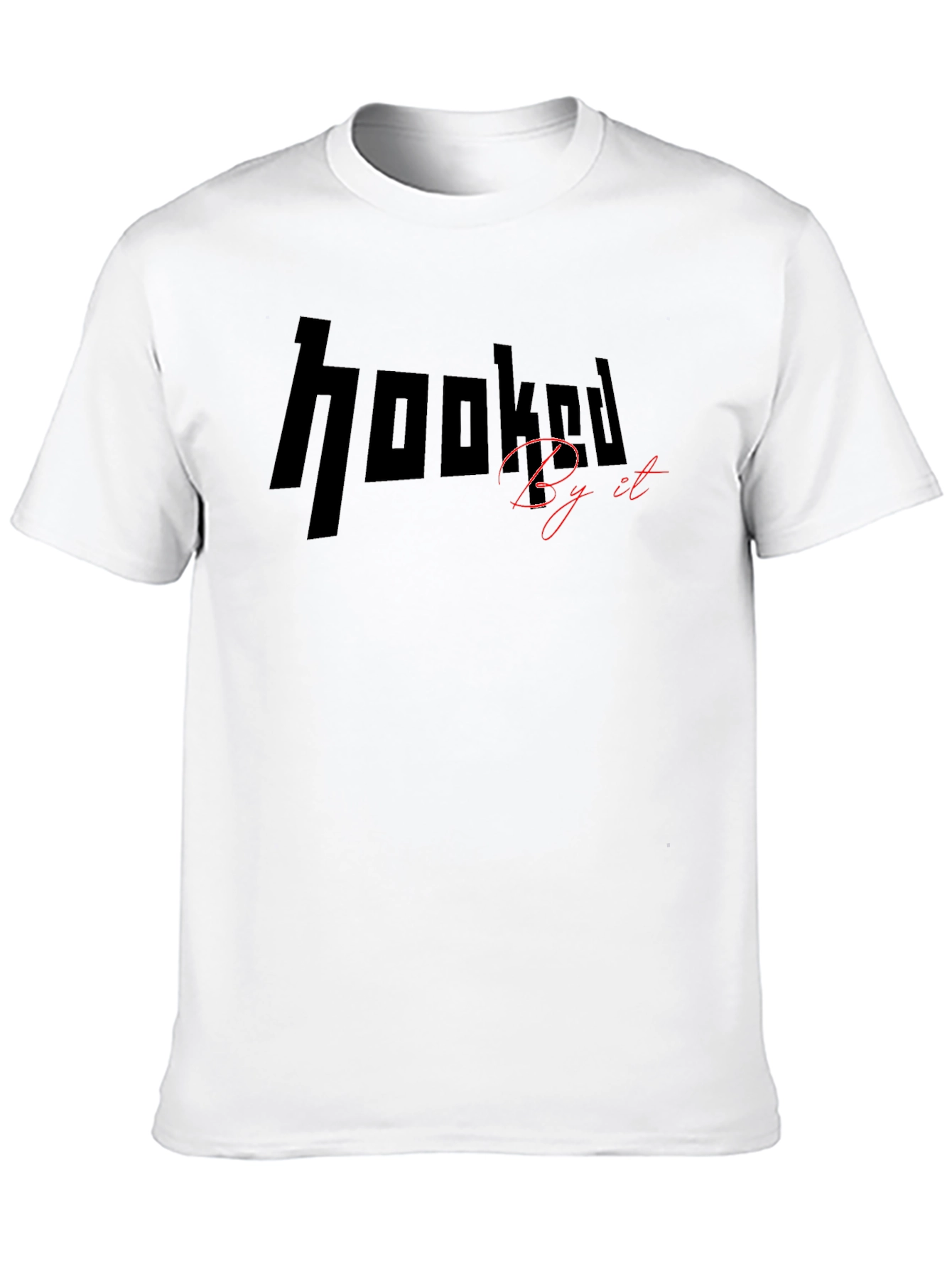 Hooked By It Black T-Shirt