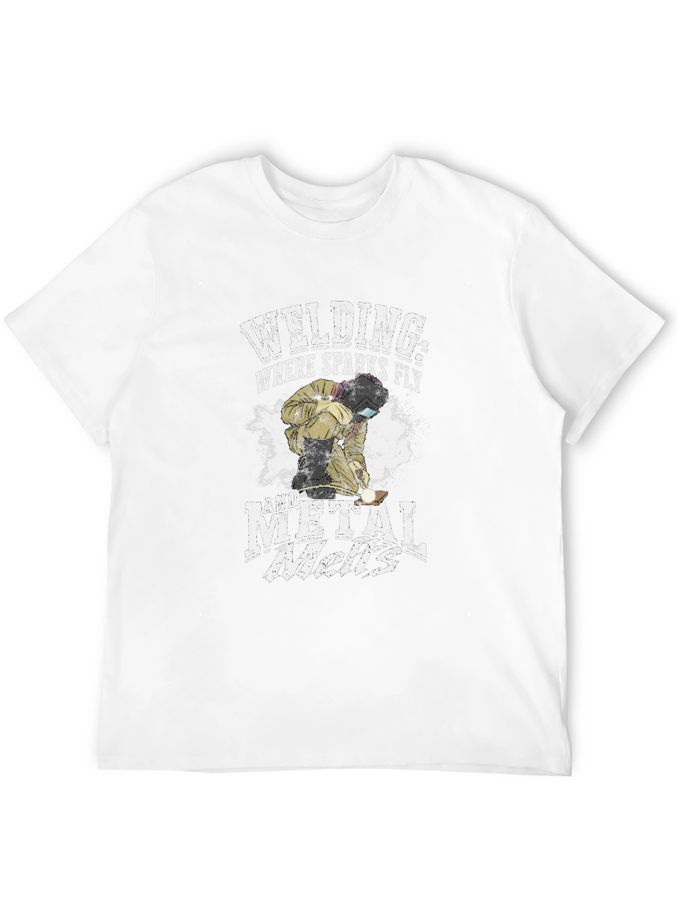 Welding Sparks Metal T-Shirt
