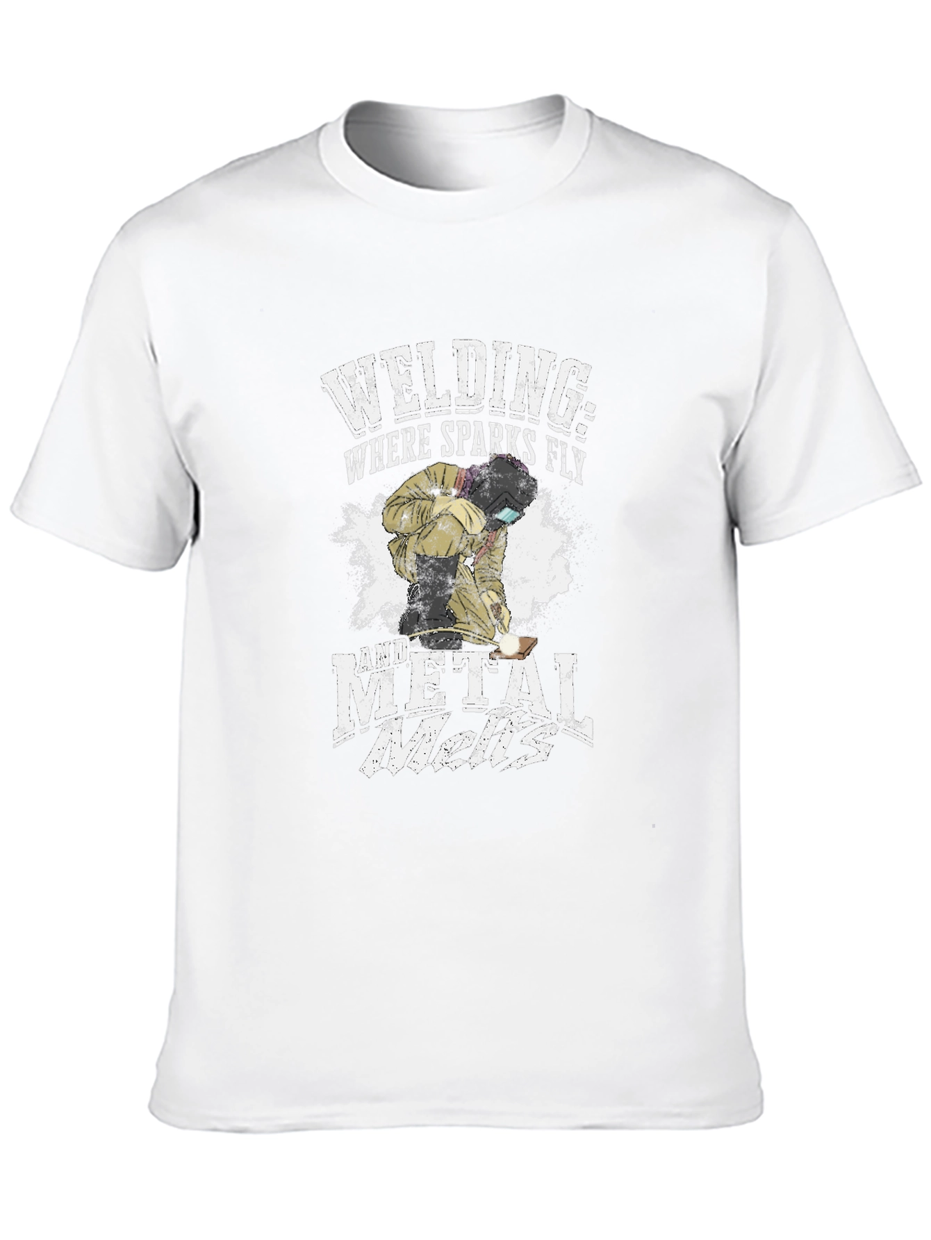 Welding Sparks Metal T-Shirt