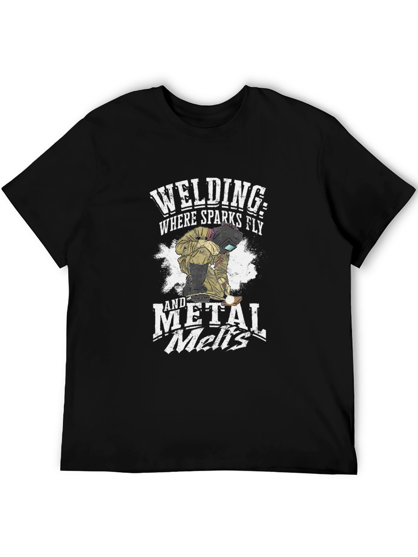 Welding Sparks Metal T-Shirt